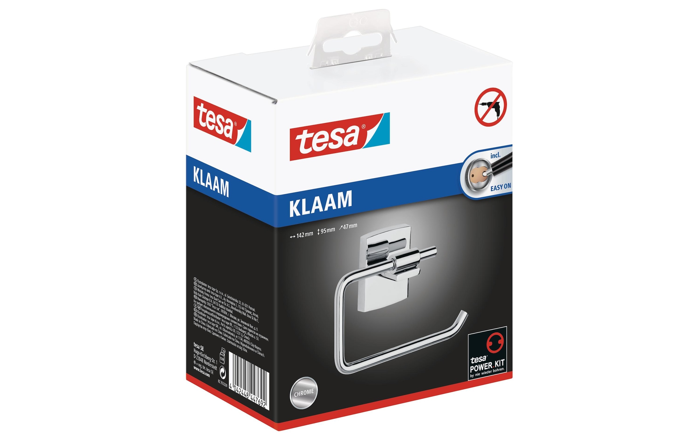 tesa Toilettenpapierhalter »Klaam«
