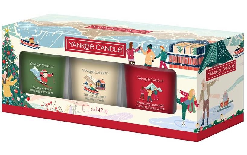 Yankee Candle Bougie parfumée »Set, Après Ski 3 x 143g«