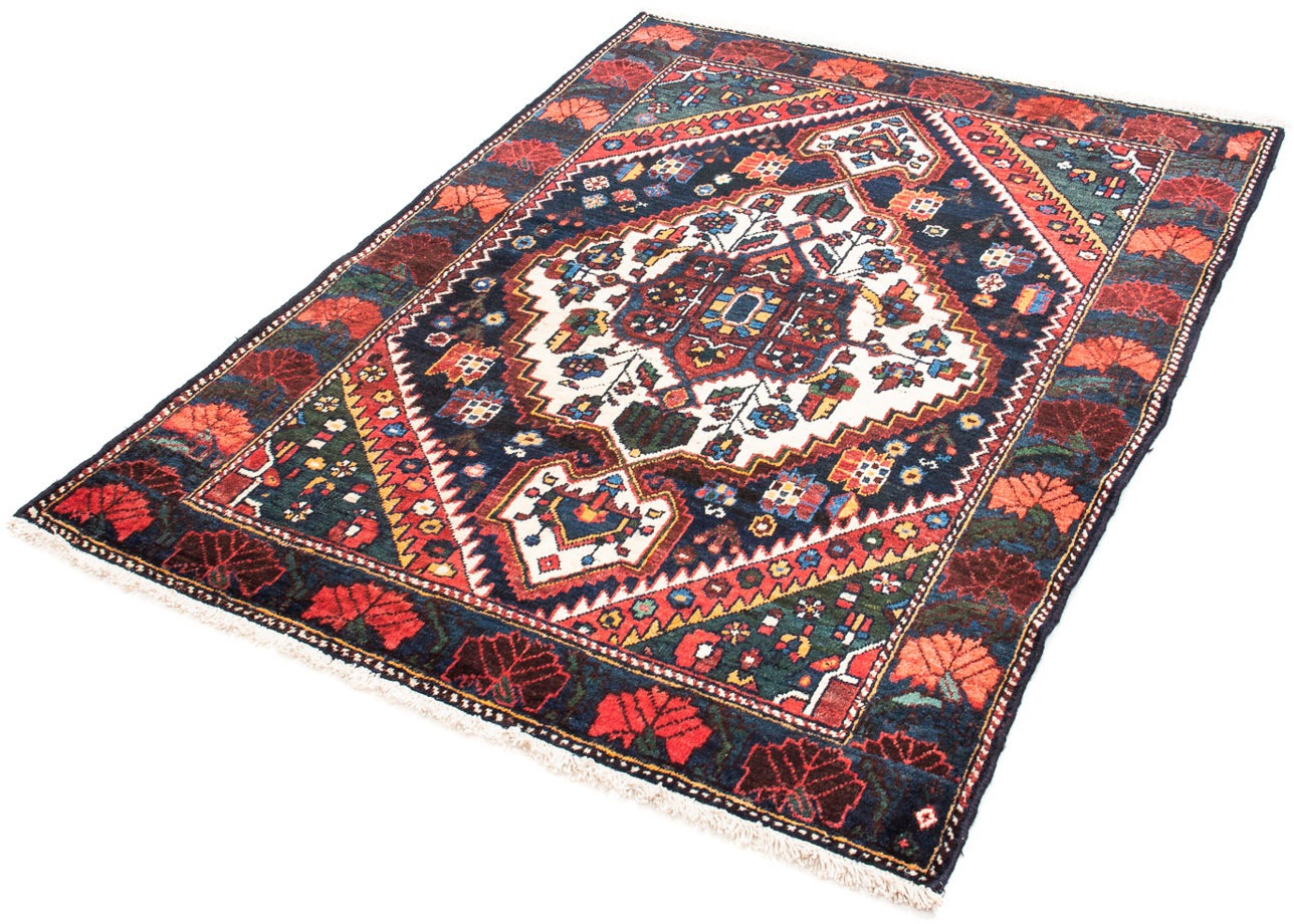 Image of morgenland Orientteppich »Perser - Nomadic - 143 x 107 cm - dunkelblau«, rechteckig, 10 mm Höhe, Wohnzimmer, Handgeknüpft, Einzelstück mit Zertifikat bei Ackermann Versand Schweiz