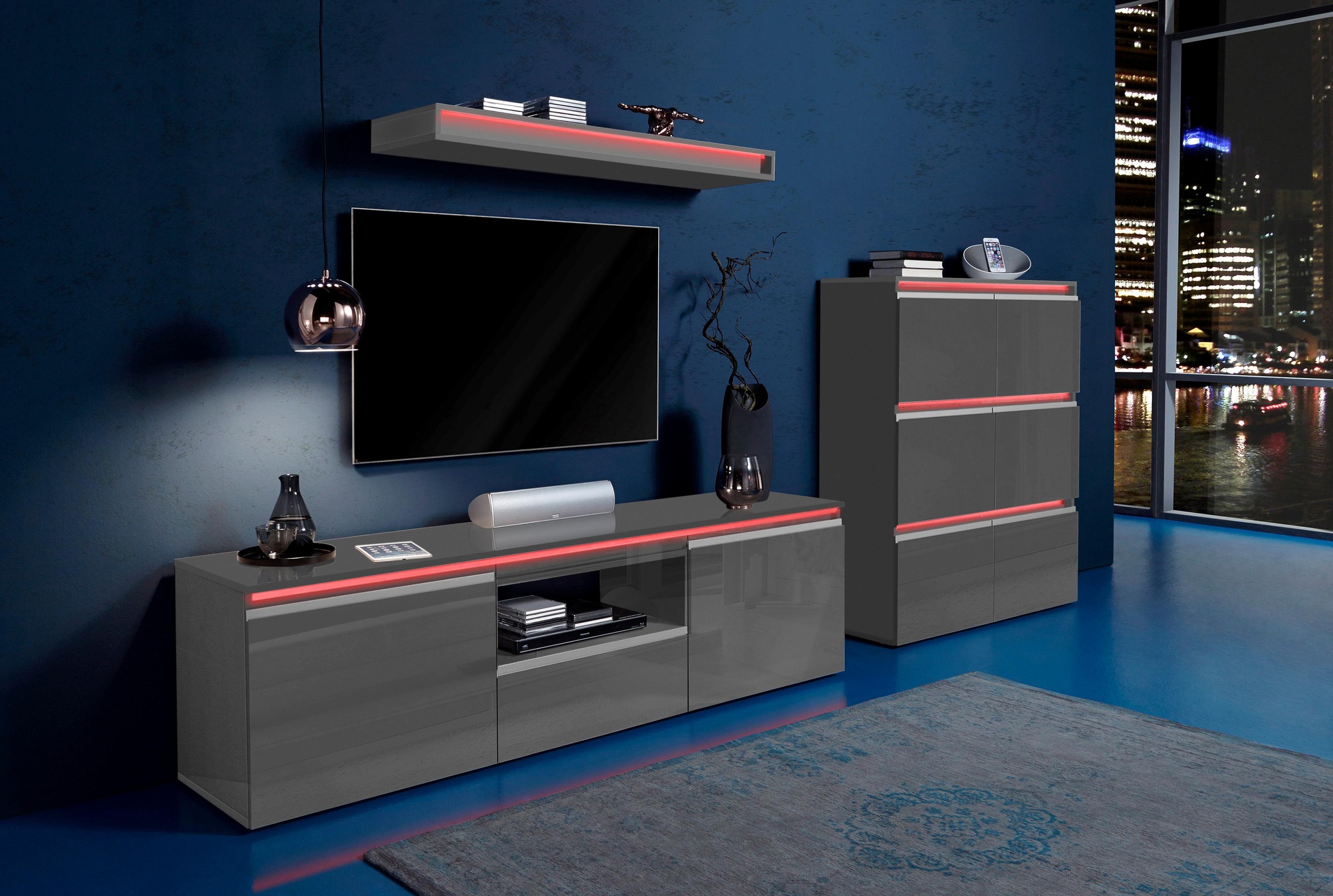 Image of Tecnos Lowboard »Magic«, Breite 180 cm, ohne Beleuchtung bei Ackermann Versand Schweiz