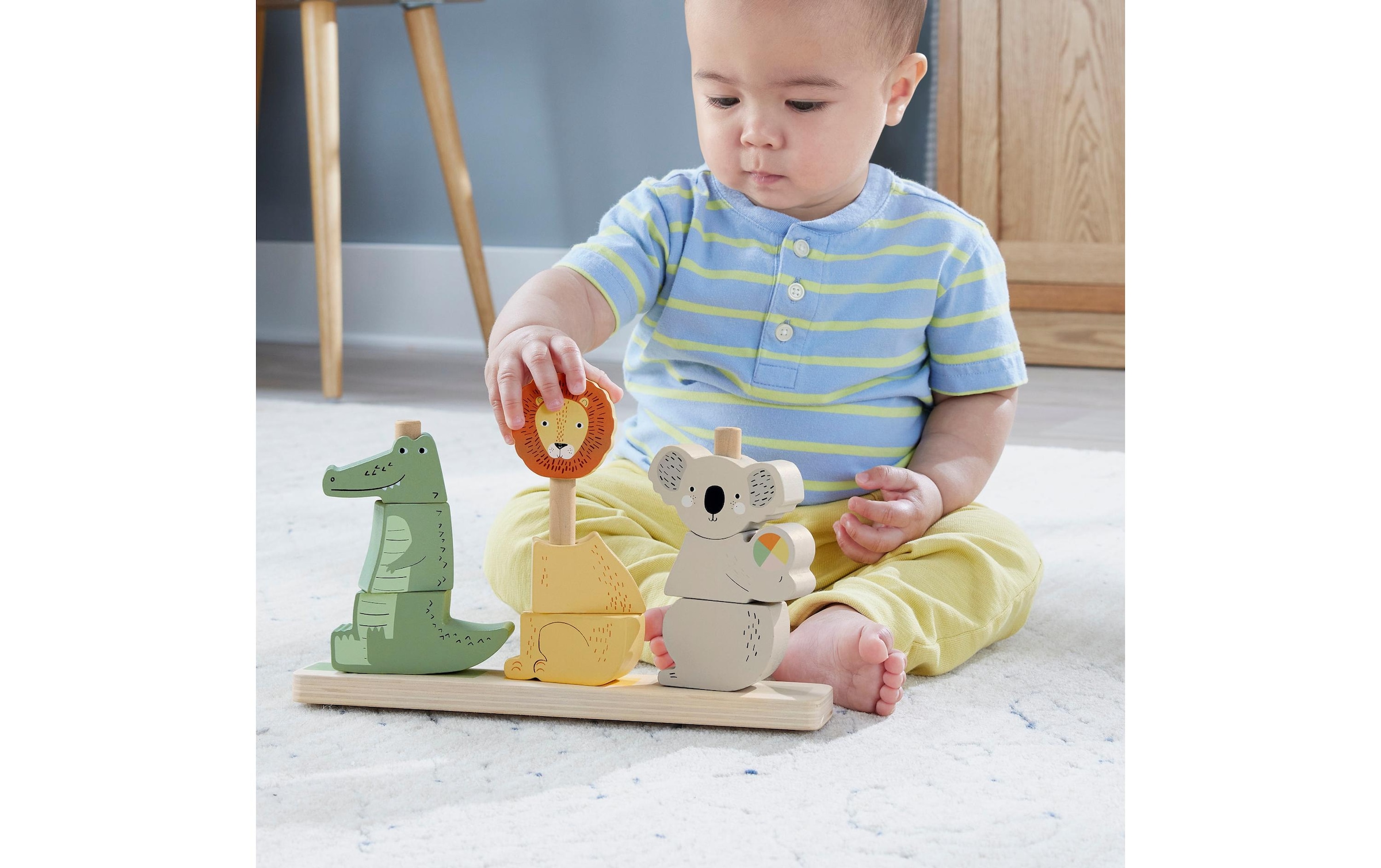 Fisher-Price® Stapelspielzeug »Tierwelt aus Holz«