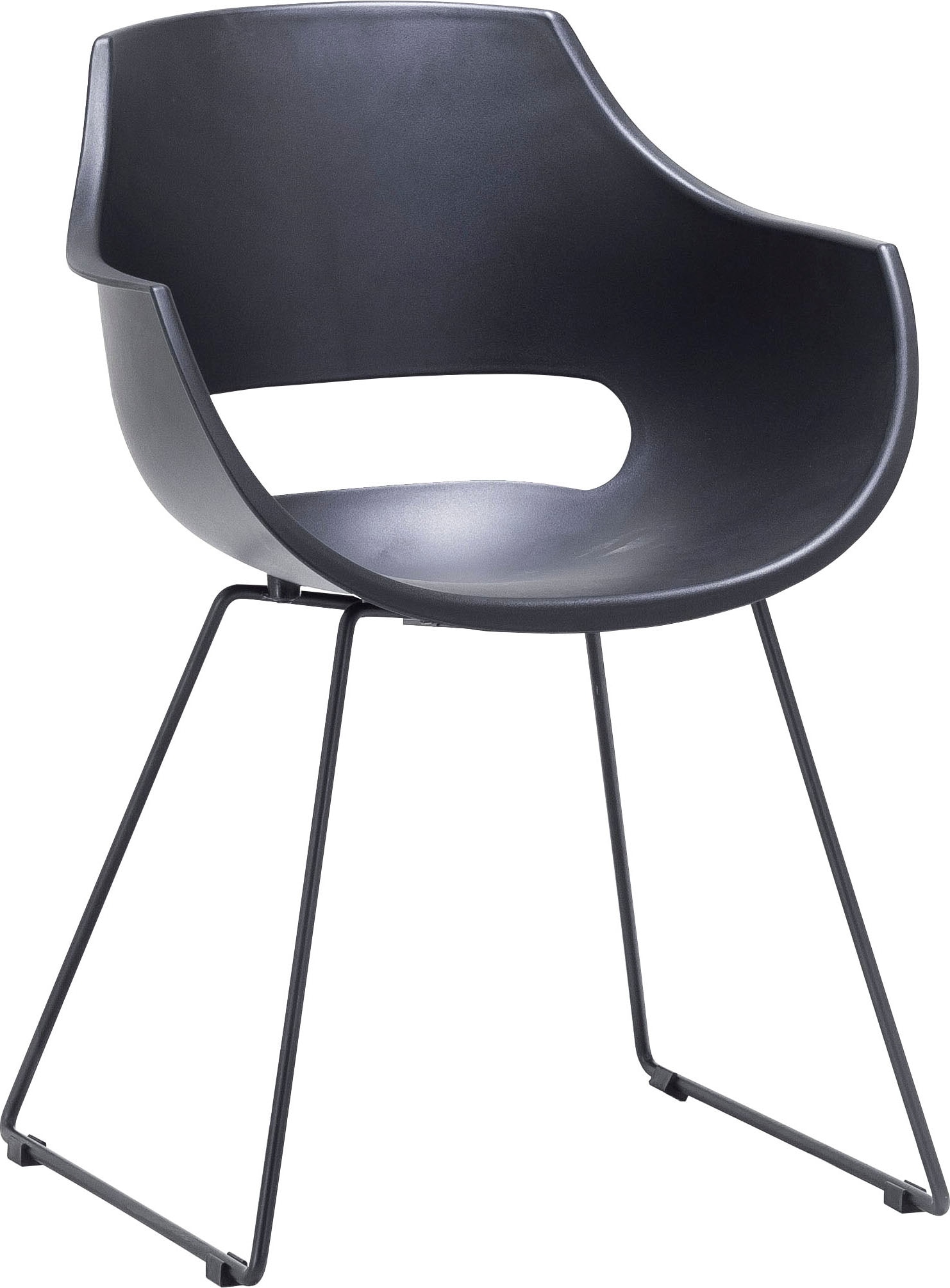 MCA furniture Chaise à coque »Rockville« (Ensemble) 4 cuis4er-Set, Kufe, Kunststoff, Belastbarkeit 120 kg, Sitzhöhe ca. 46 cm