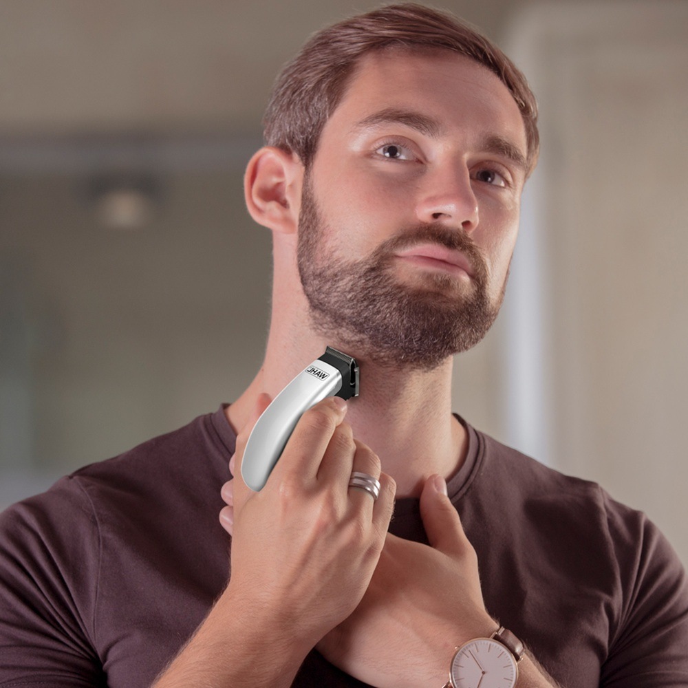 Wahl Haar- und Bartschneider »Home Pro Deluxe Combo«, 10 Aufsätze, Einstellbarer Verstellhebel, Batteriebetriebener Mini-Trimmer
