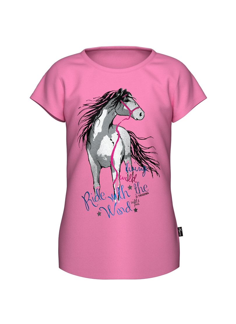 Image of Trigema T-Shirt "TRIGEMA T-Shirt mit Pferd" 1 Stk.