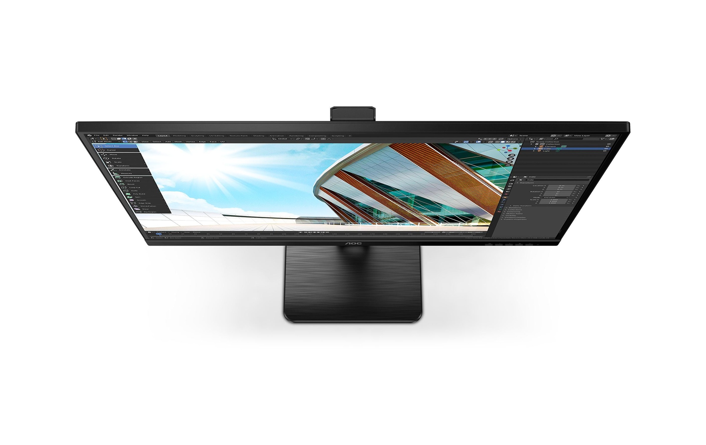 AOC Ergo Monitor »Q27P2Q«, 68,31 cm/27 Zoll, 2560 x 1440 px, WQHD, 4 ms Reaktionszeit, 75 Hz