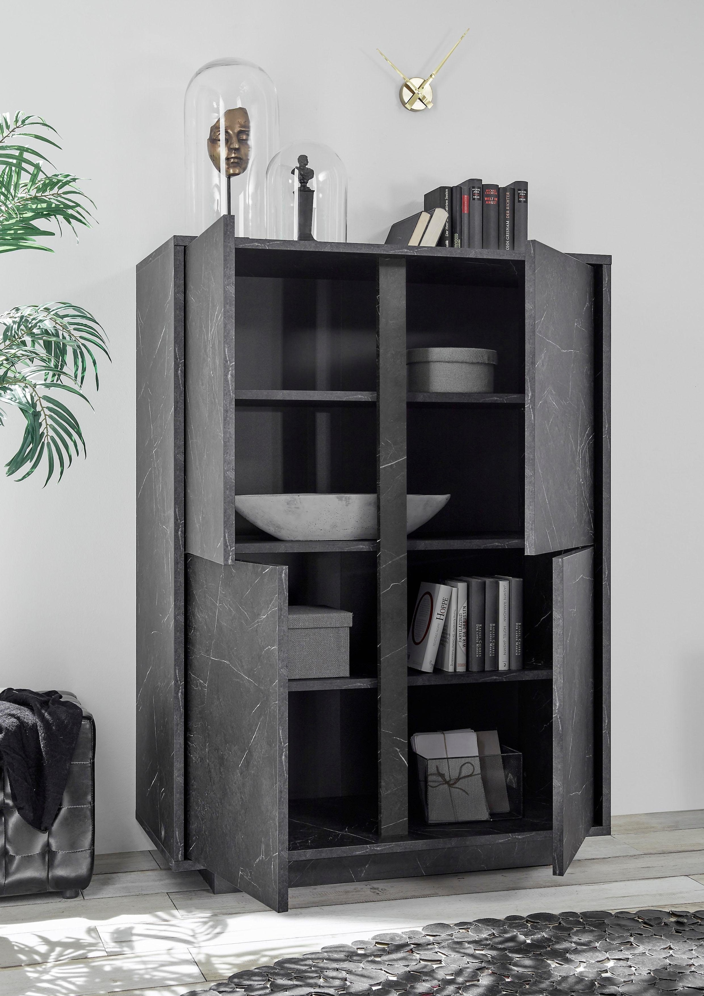 INOSIGN Highboard »Carrara«, grifflos