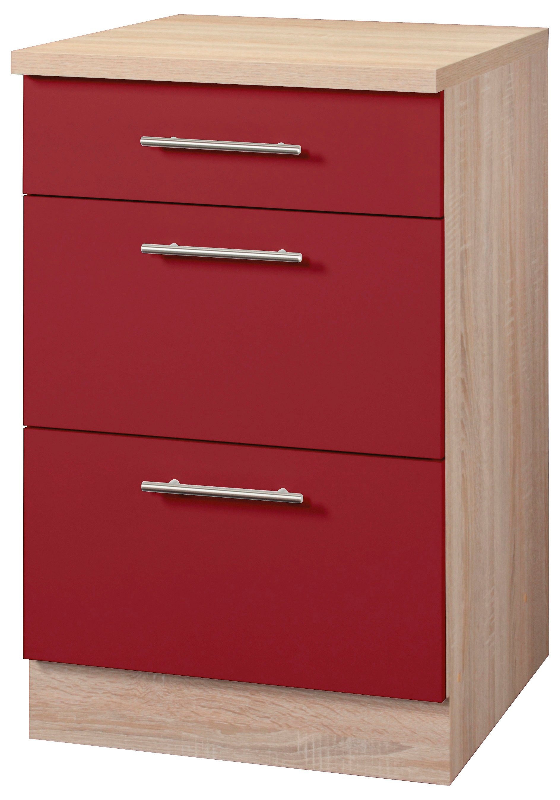 Image of wiho Küchen Unterschrank "Montana" 50 cm breit mit 2 Auszügen