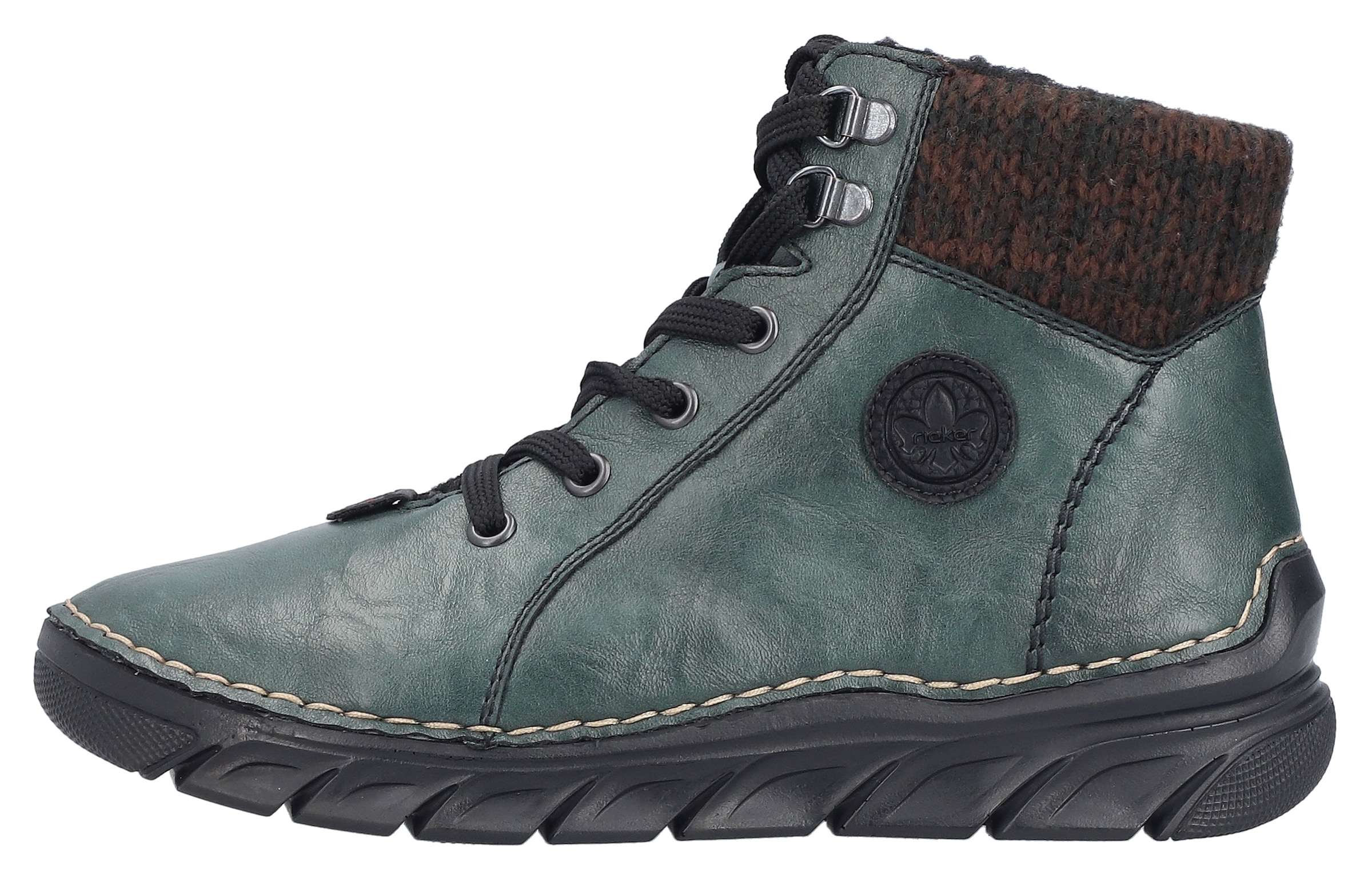 Rieker Bottes d'hiver  bottines à lacets, bottines avec fermeture éclair intérieure