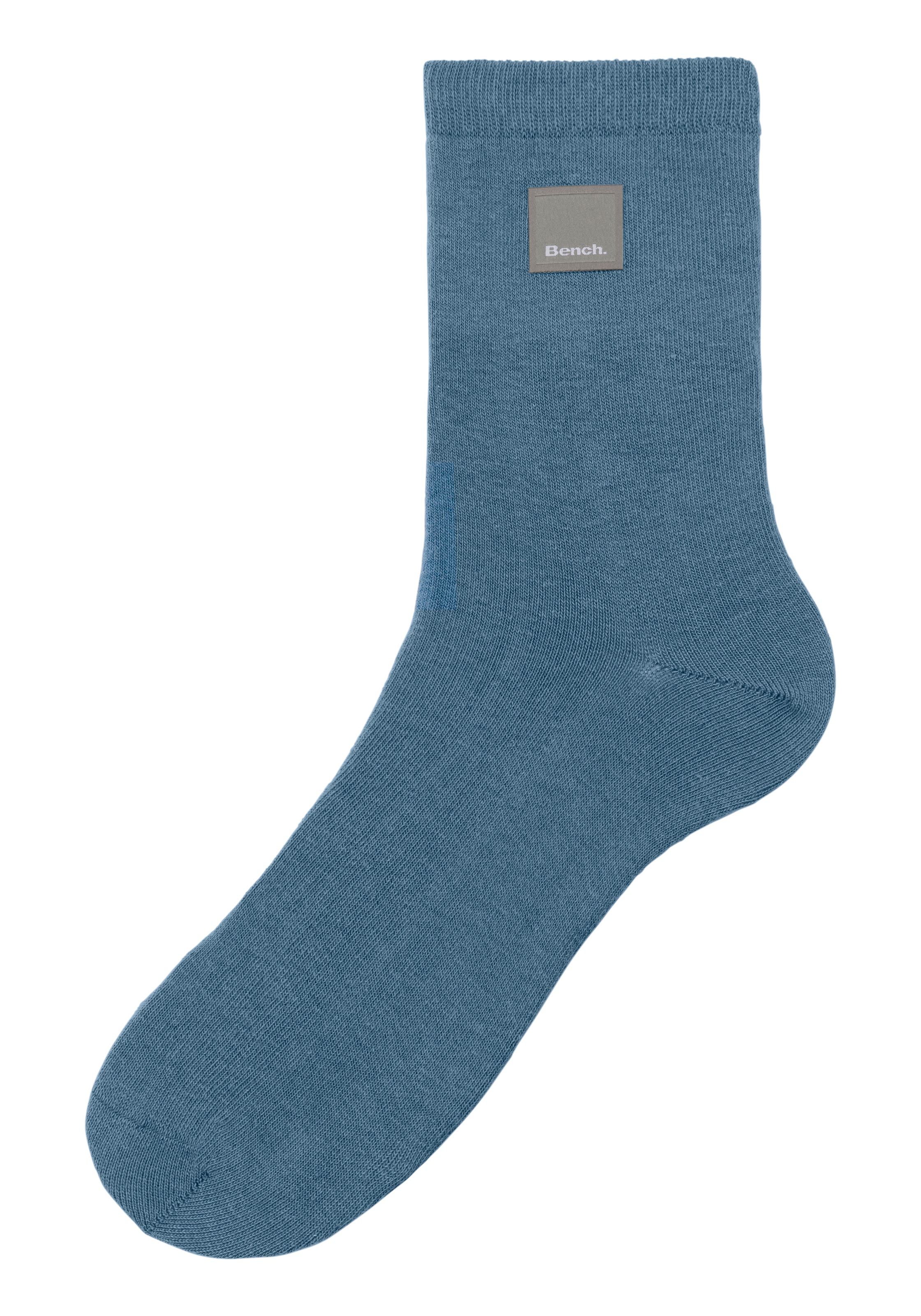 Bench. Basicsocken, (Packung, 4 Paar), mit Weblabel