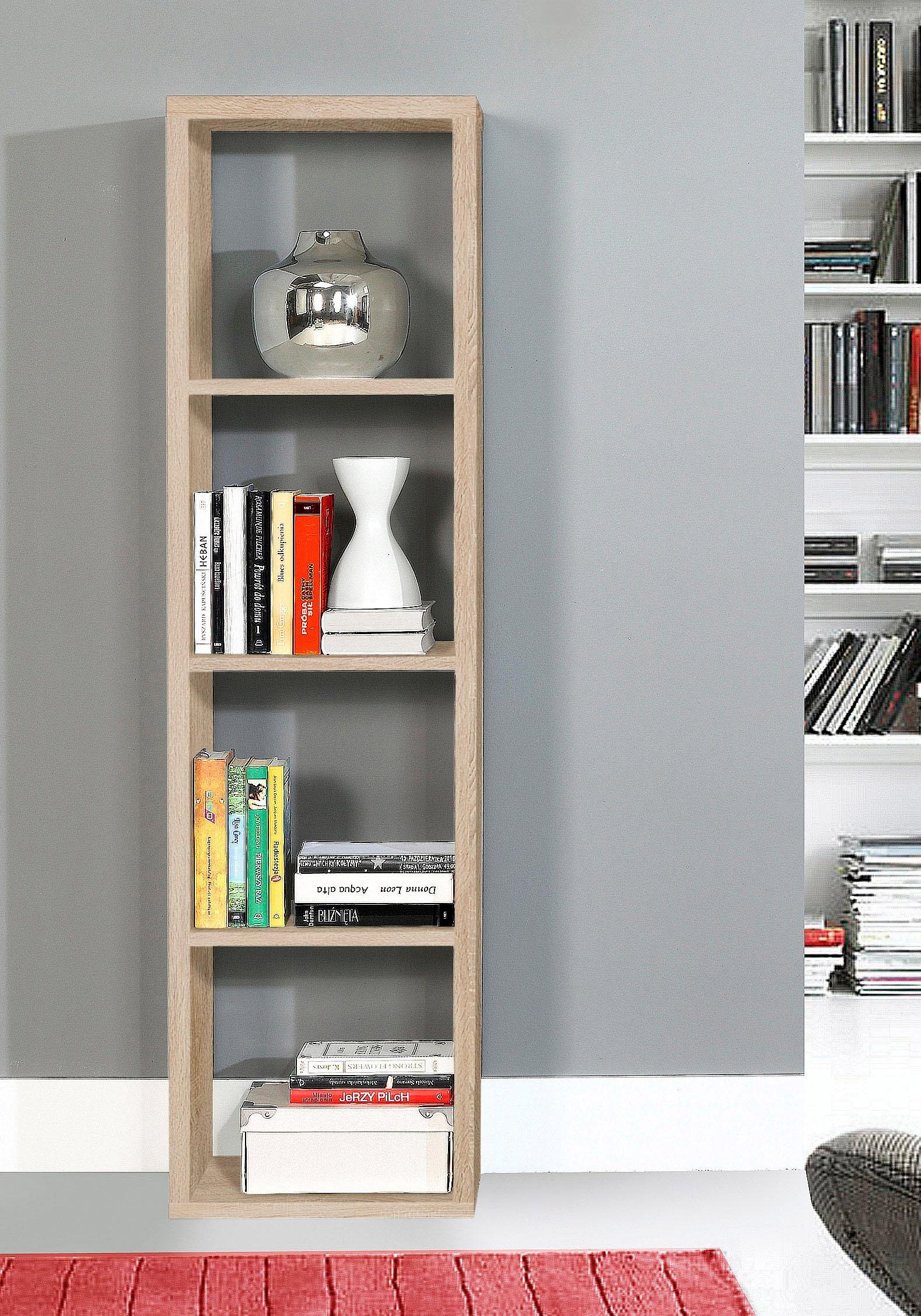 Mauro 3 Shelves Storage Unit in Sonoma Oak, none