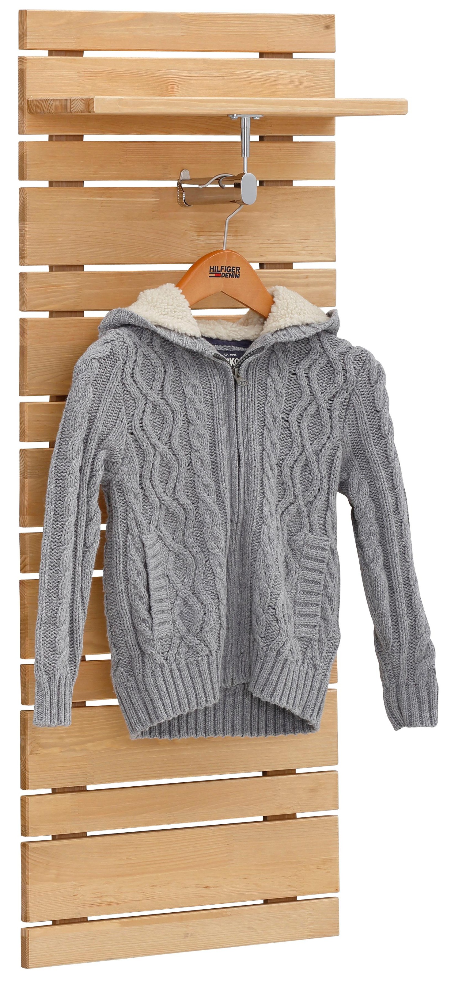 Image of Home affaire Garderobenpaneel »Jossy«, aus massiver Kiefer, Breite 40 cm bei Ackermann Versand Schweiz