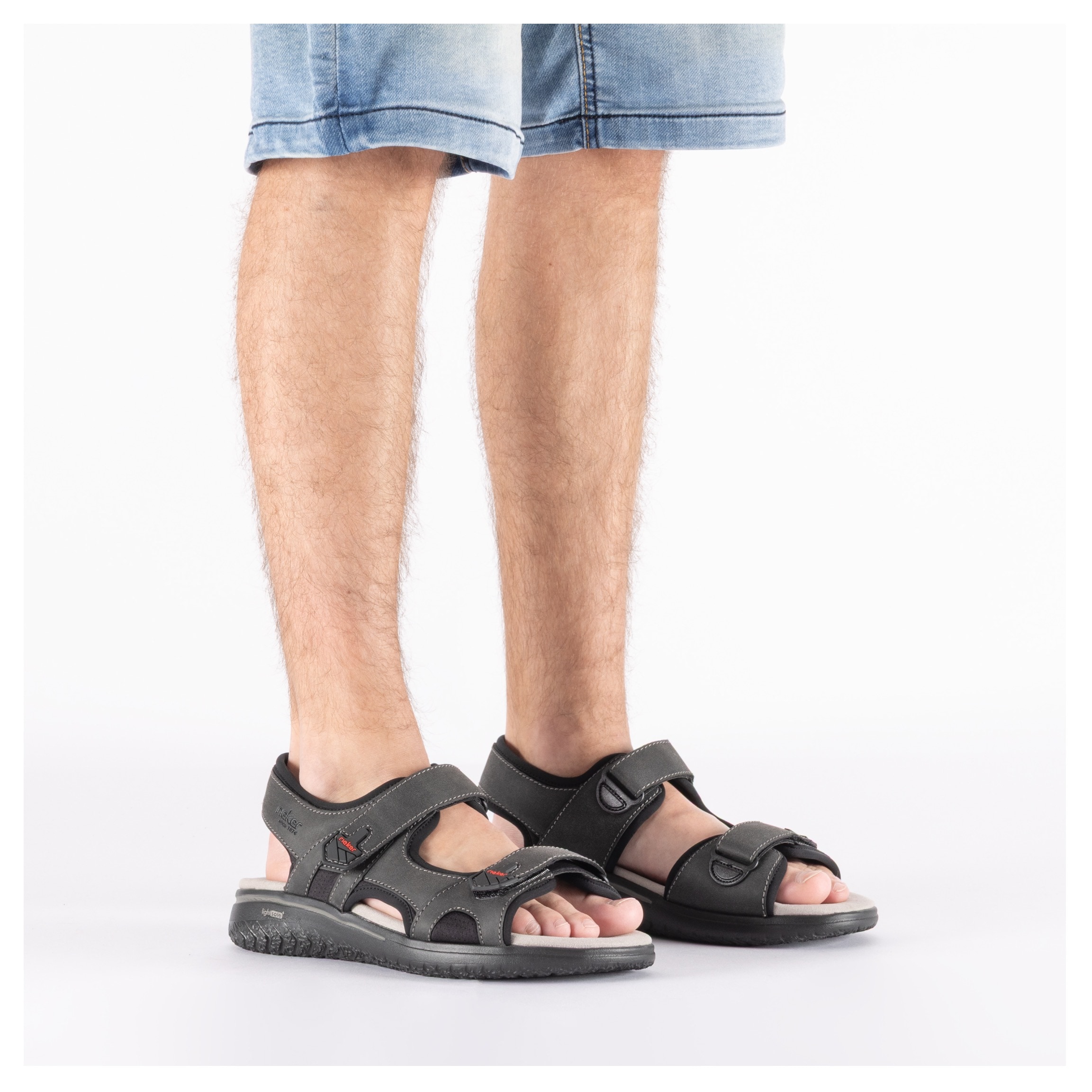 Rieker Sandale  Chaussure d'été, chaussure velcro, sandale outdoor avec brides velcro