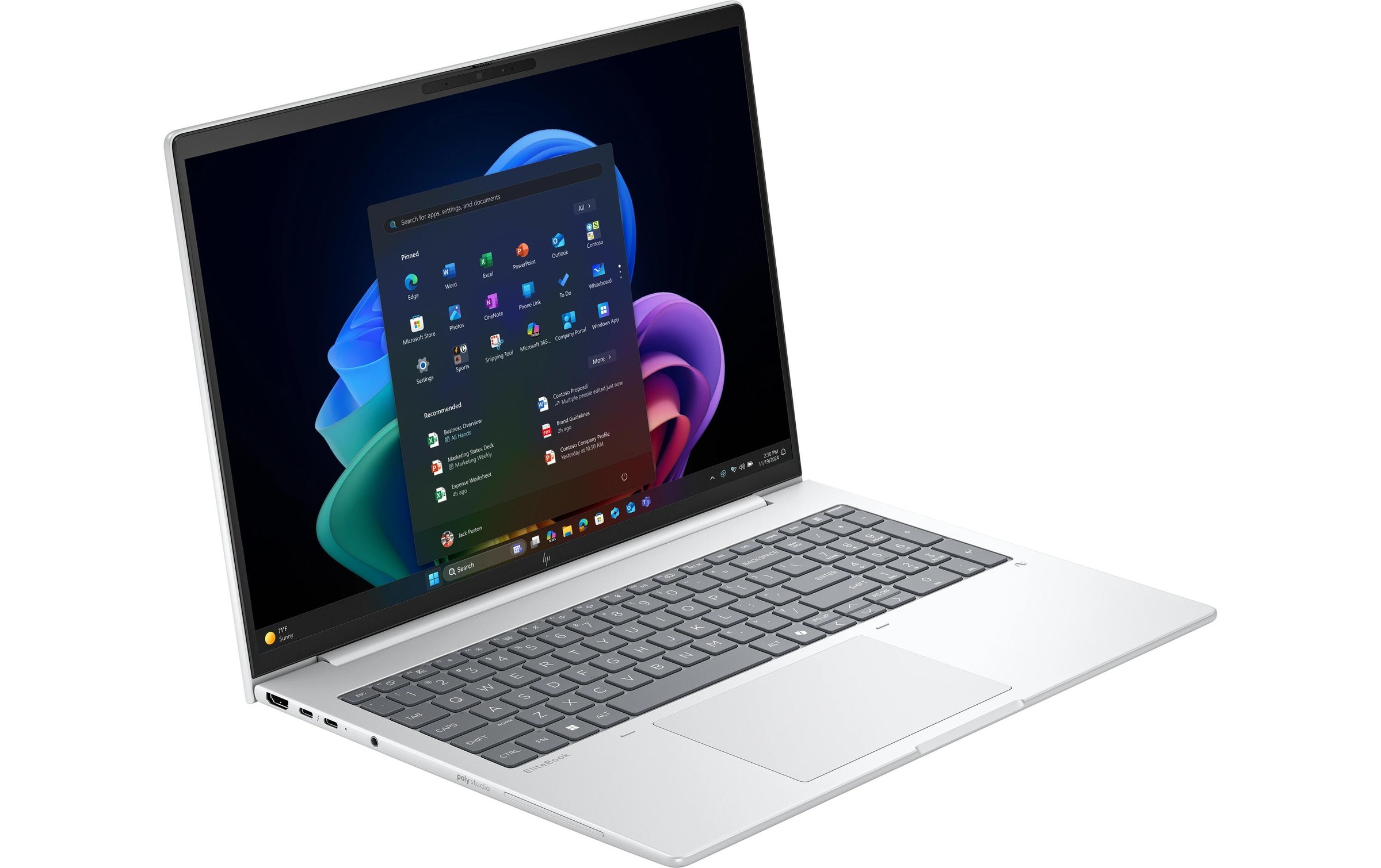 HP Business-Notebook »EliteBook 8 G1a 16 Next Gen AI PC AD4F8ET«, / 16 Zoll, AMD, Ryzen, Radeon
