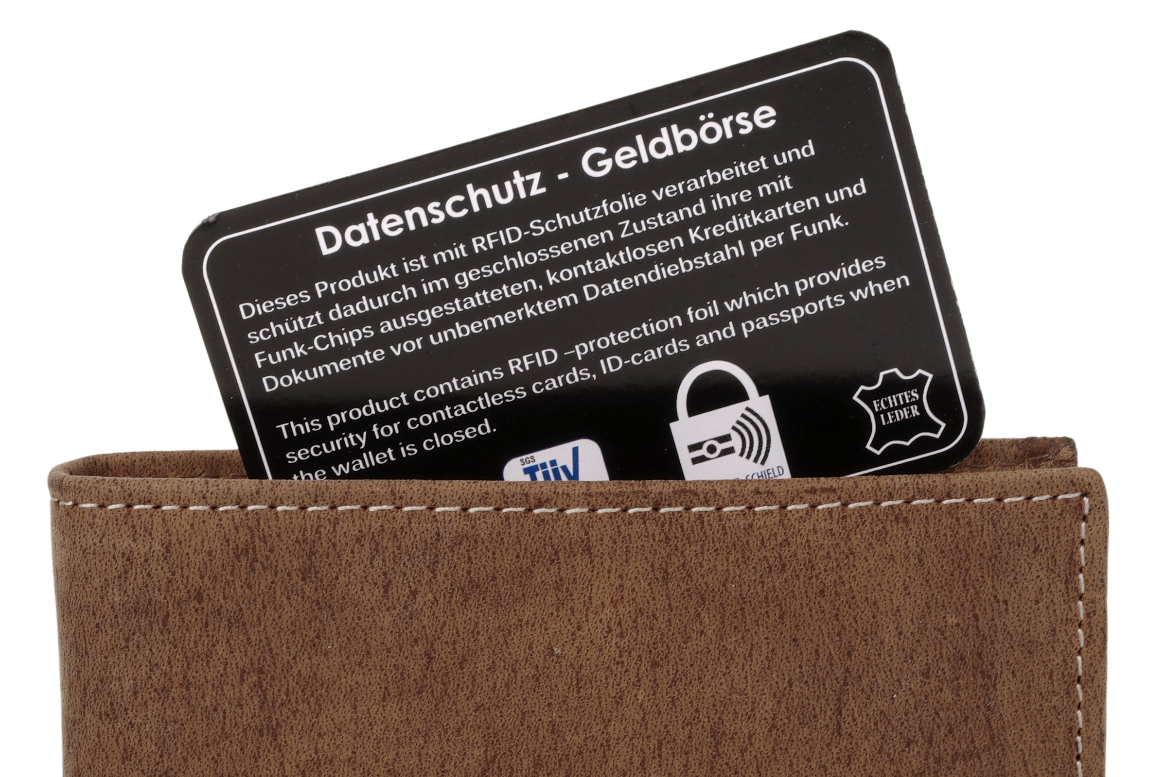 Bruno Banani Porte-monnaie echt Leder