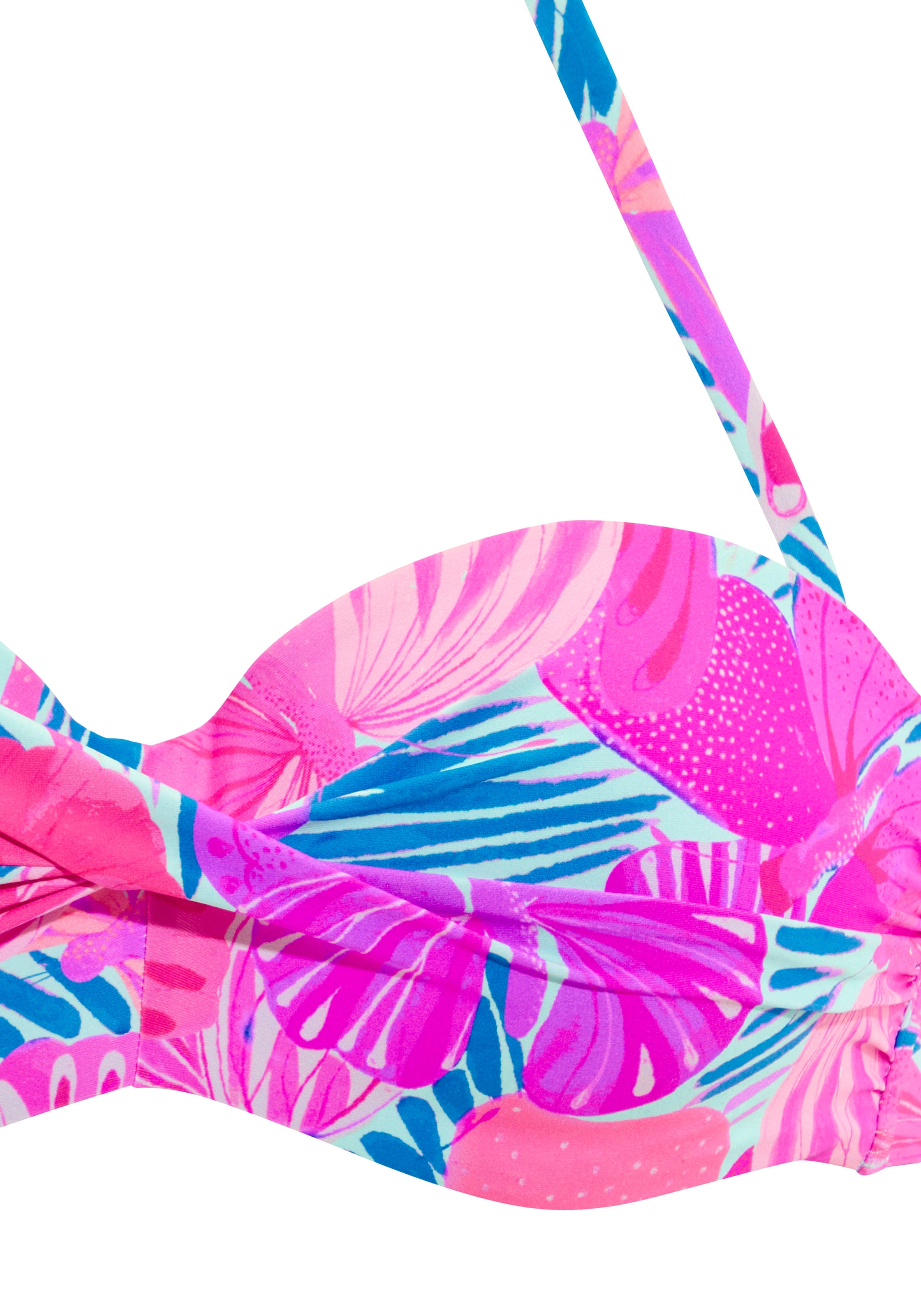 Sunseeker Top bikini bandeau à armatures mit Schmetterling-Design
