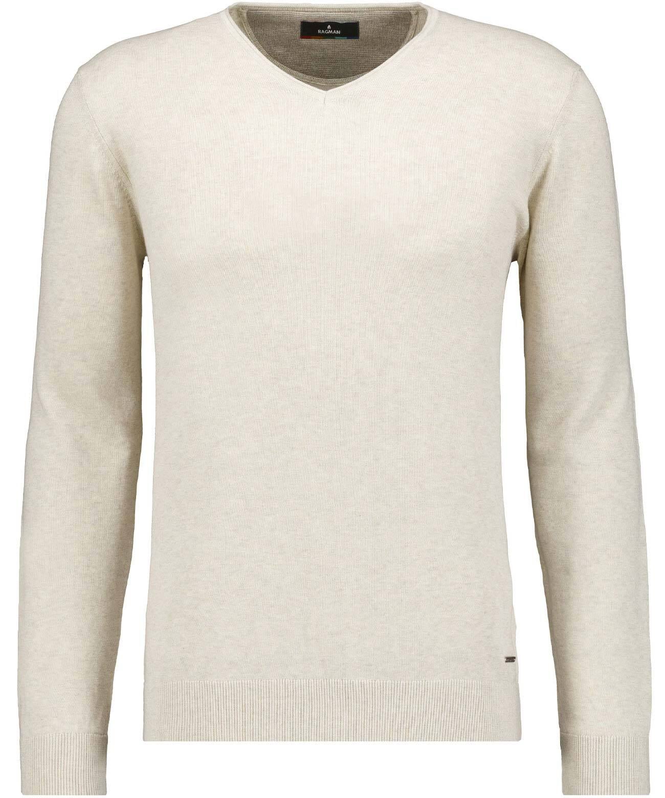 Image of RAGMAN V-Ausschnitt-Pullover