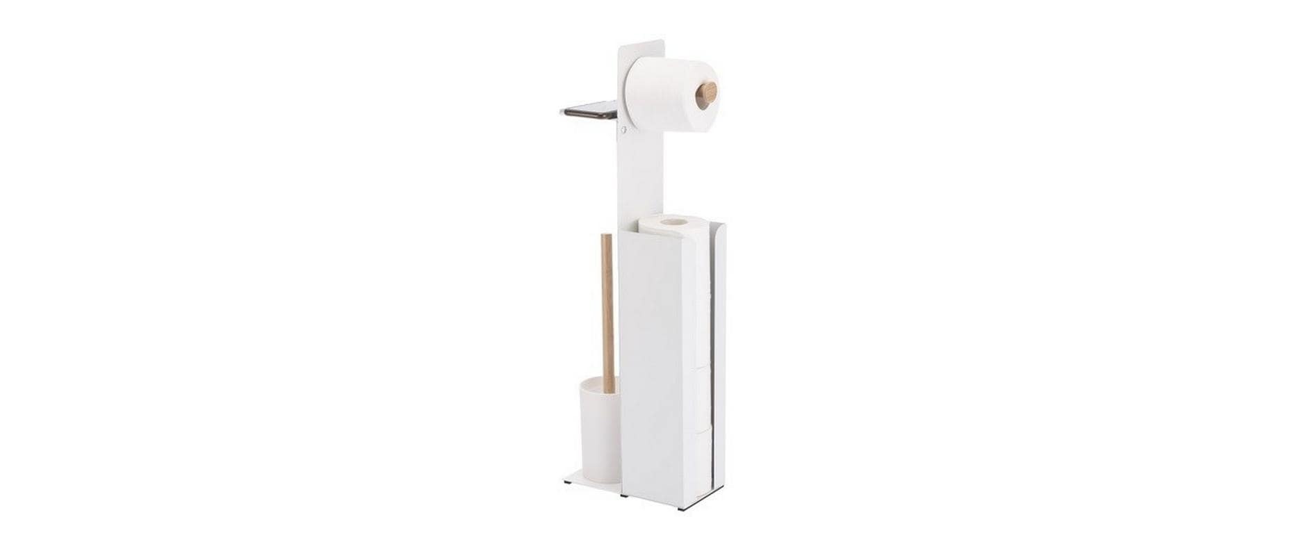 Image of spirella WC-Garnitur "Yoni" aus Bambus Stahl