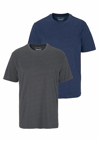 Man's World T-Shirt, (Packung, 2 tlg., 2er-Pack), perfekt auch als Unterzieh T-shirt kaufen
