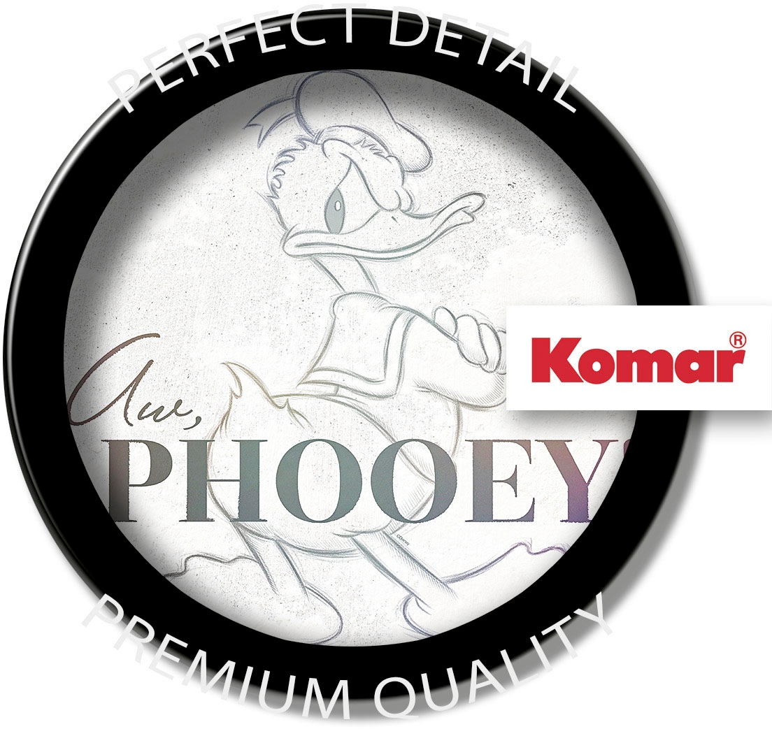 Komar Leinwandbild »Donald Duck Phooey! - Grösse 40 x 60 cm«, Disney, (1 St., 40 x 60 cm (Breite x Höhe), Keilrahmenbild mit Echtholzrahmen, Kinderzimmer