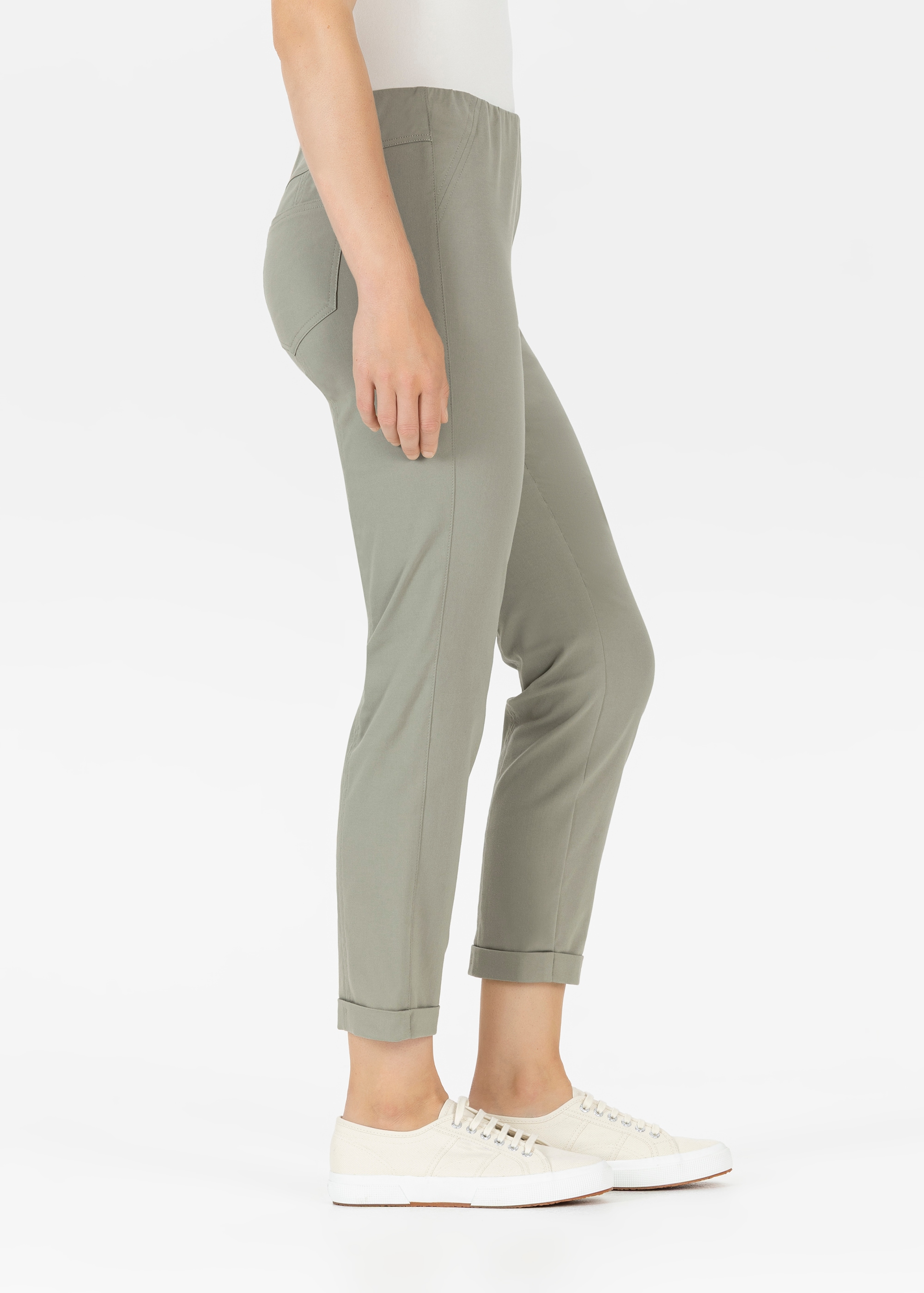 Stehmann Stoffhose »Sylvia-680«  3/4-Hose mit schmalem Bein