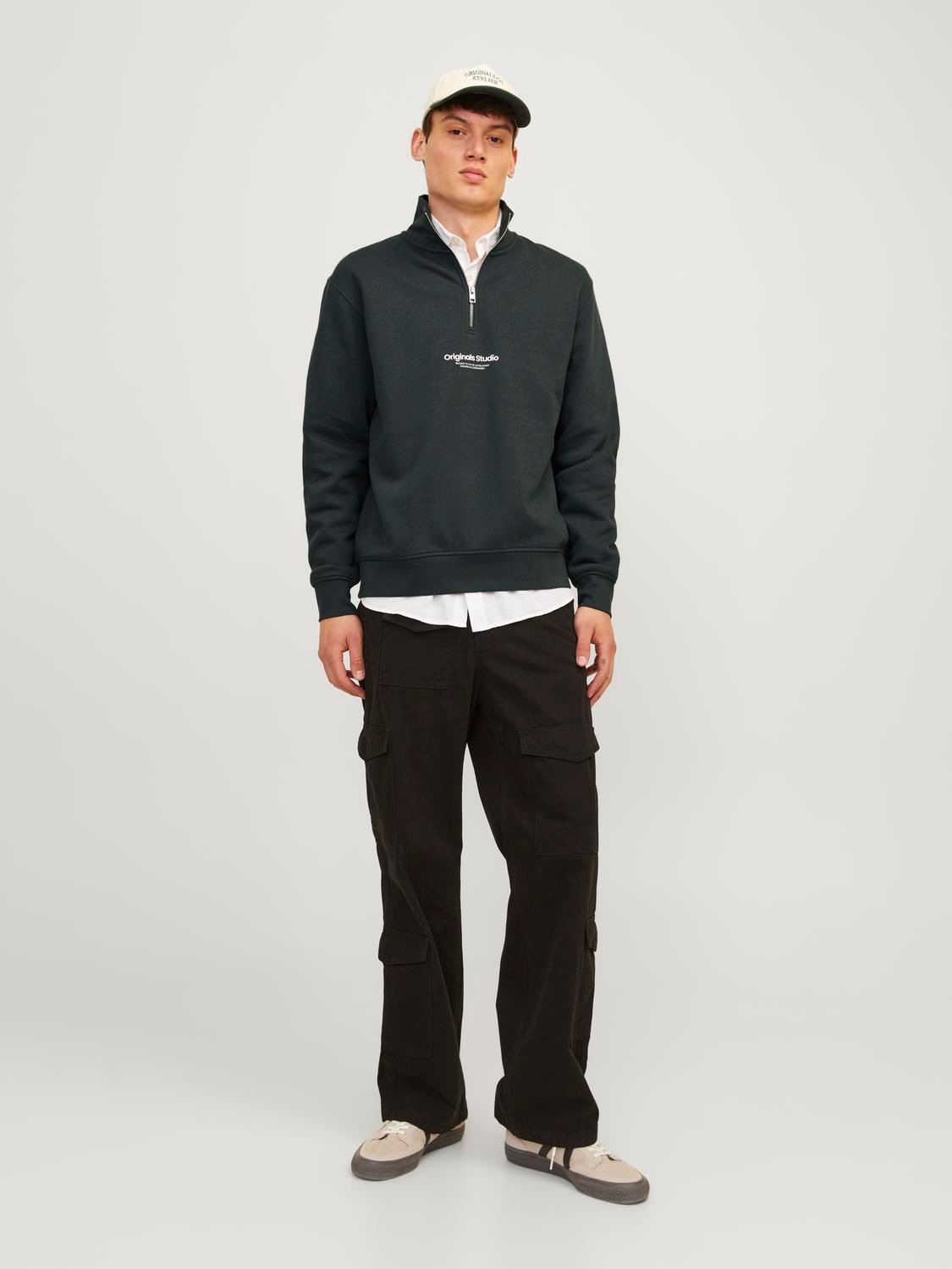 Jack & Jones Sweatshirt »JORVESTERBRO SWEAT QUARTER ZIP HN NOOS«