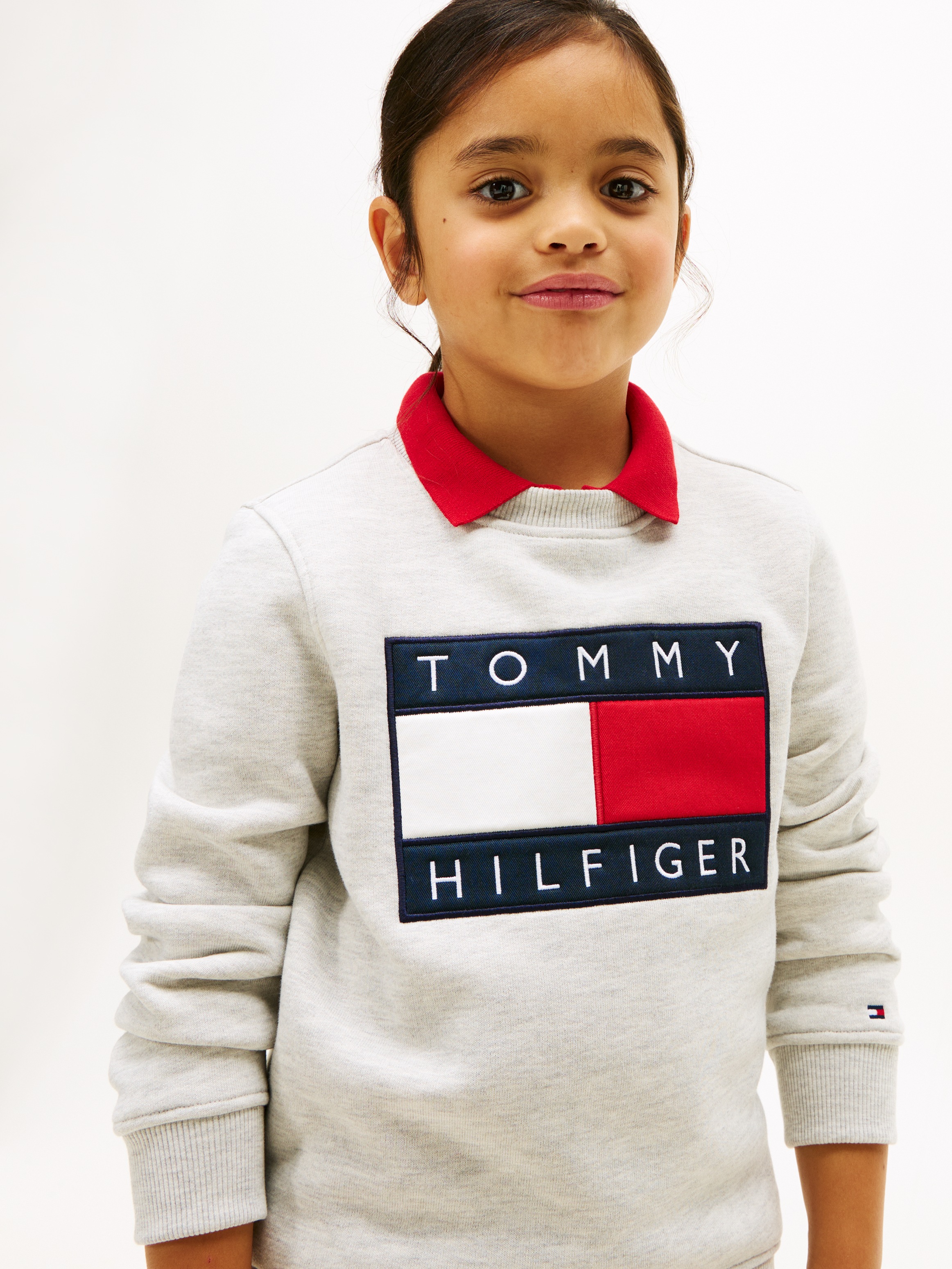 Tommy Hilfiger Sweatshirt , Kinder bis 16 Jahre, mit Rundhalsausschnitt
