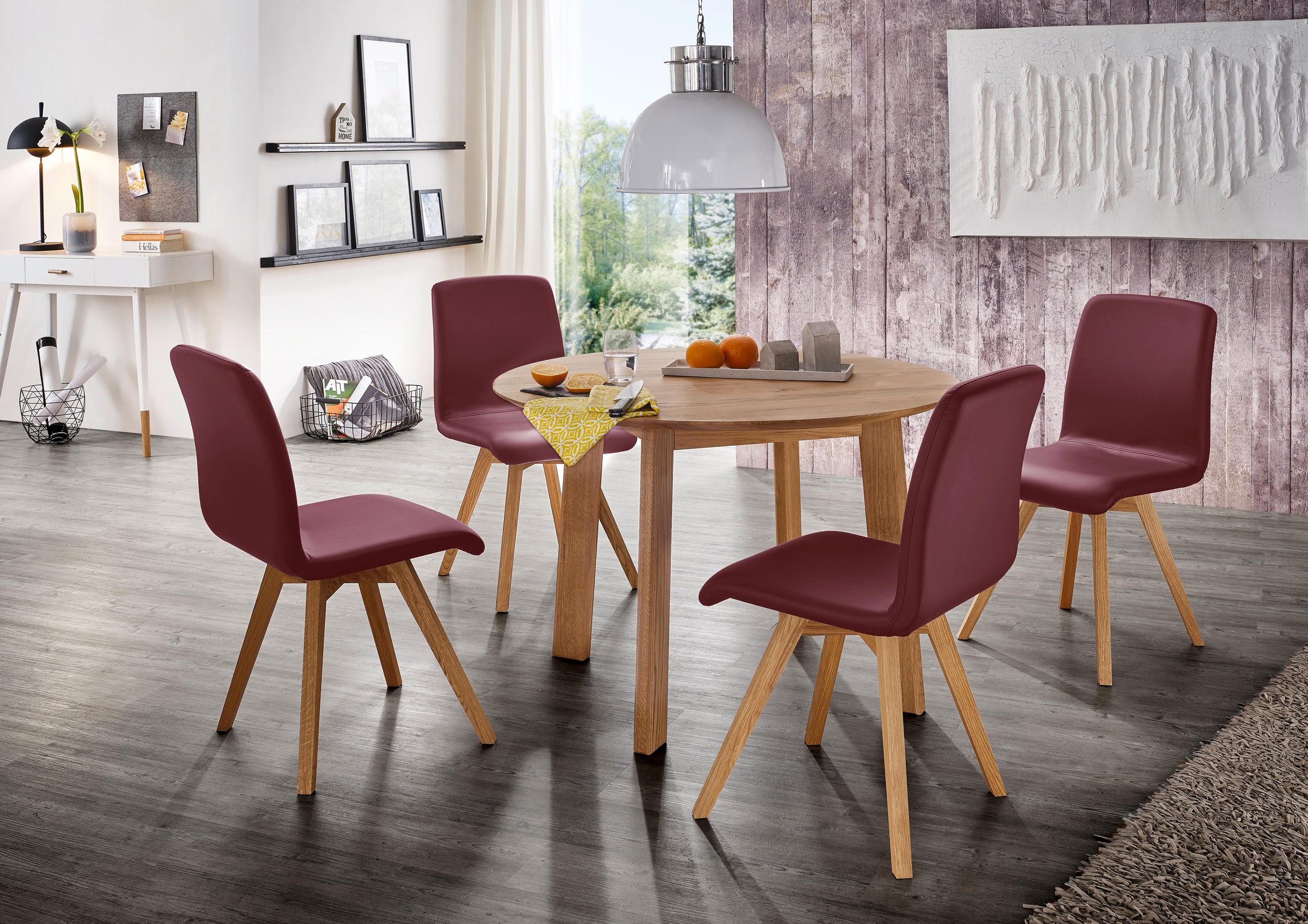 Image of SCHÖSSWENDER Essgruppe »Flavio«, aus Massivholz Eiche bei Ackermann Versand Schweiz