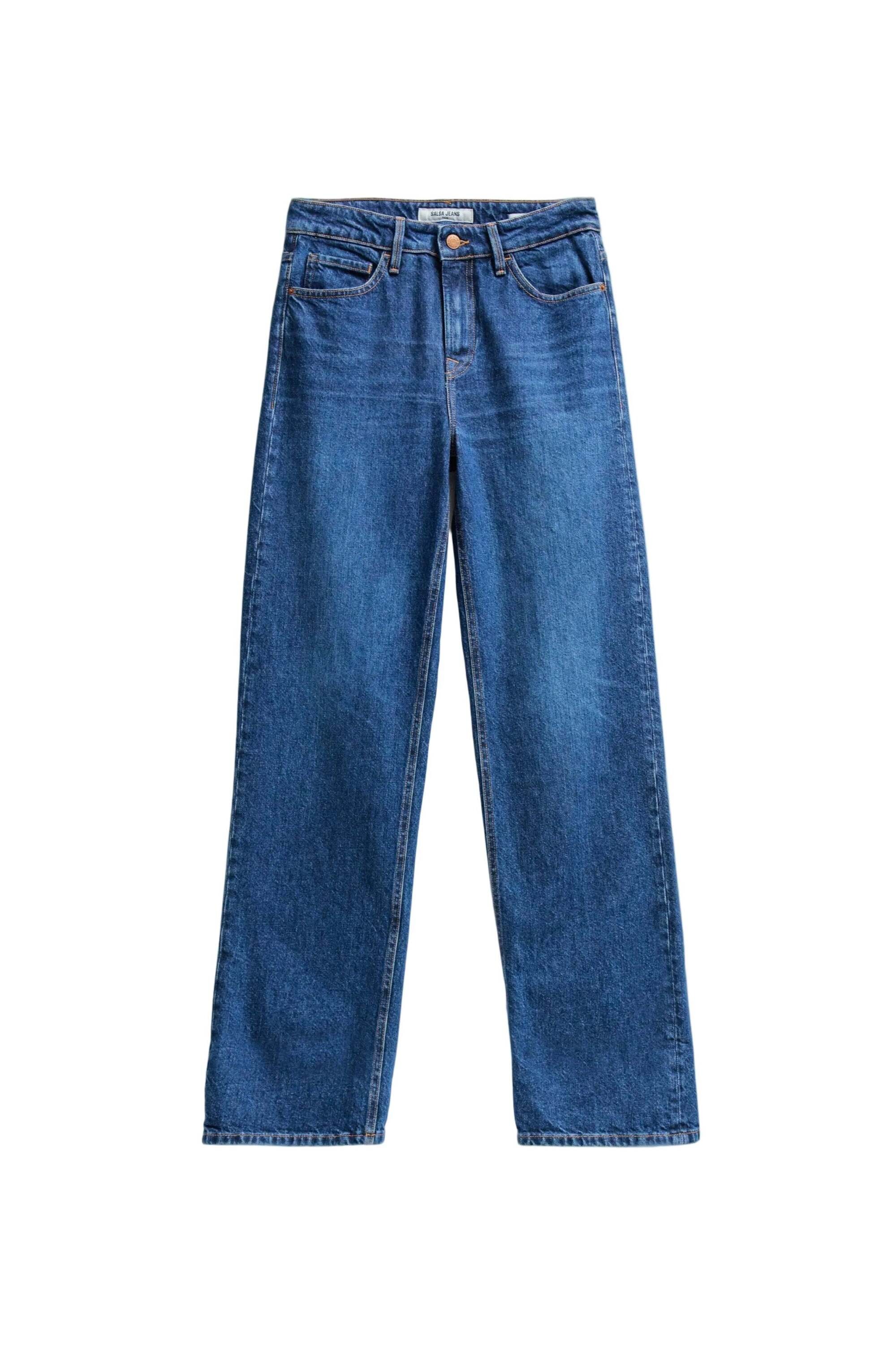 Image of Salsa Straight-Jeans "Salsa Jeans Jeans True With Cuff"