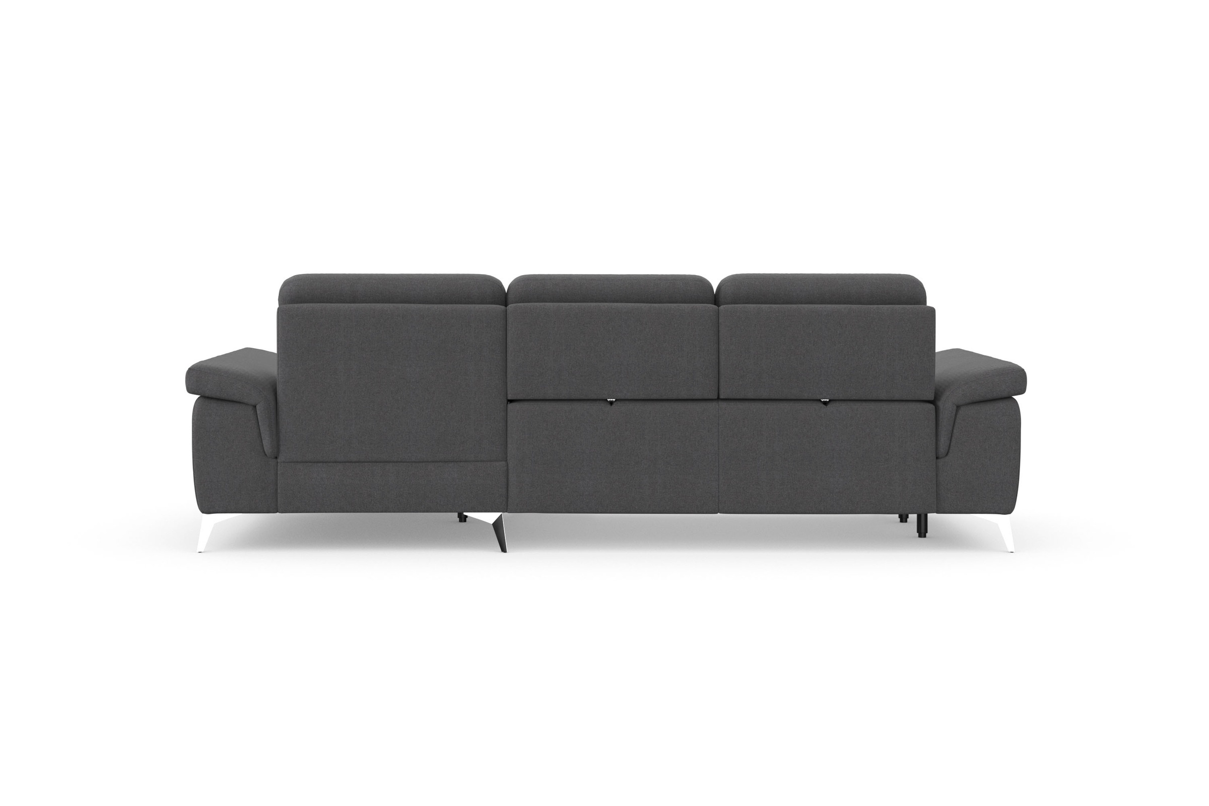 sit&more Ecksofa »Padua L-Form«, inklusive Sitztiefenverstellung, Armteilfunktion und Federkern