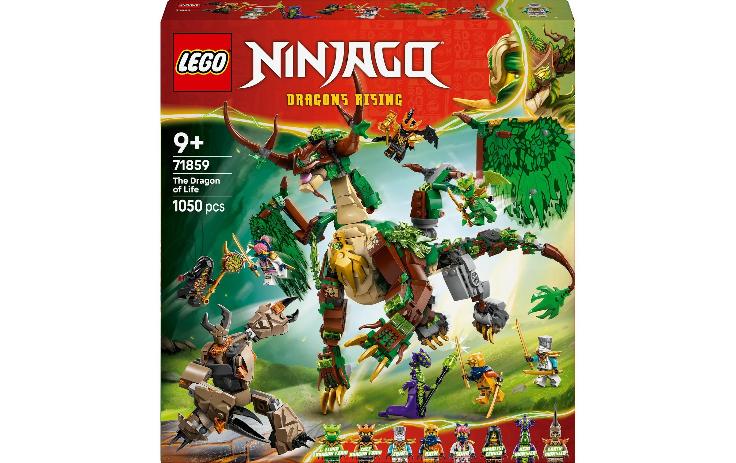 Bunt Konstruktionsspielsteine "Ninjago Der Drache Des Lebens 71859" Kategorie: Fantasy-Welt