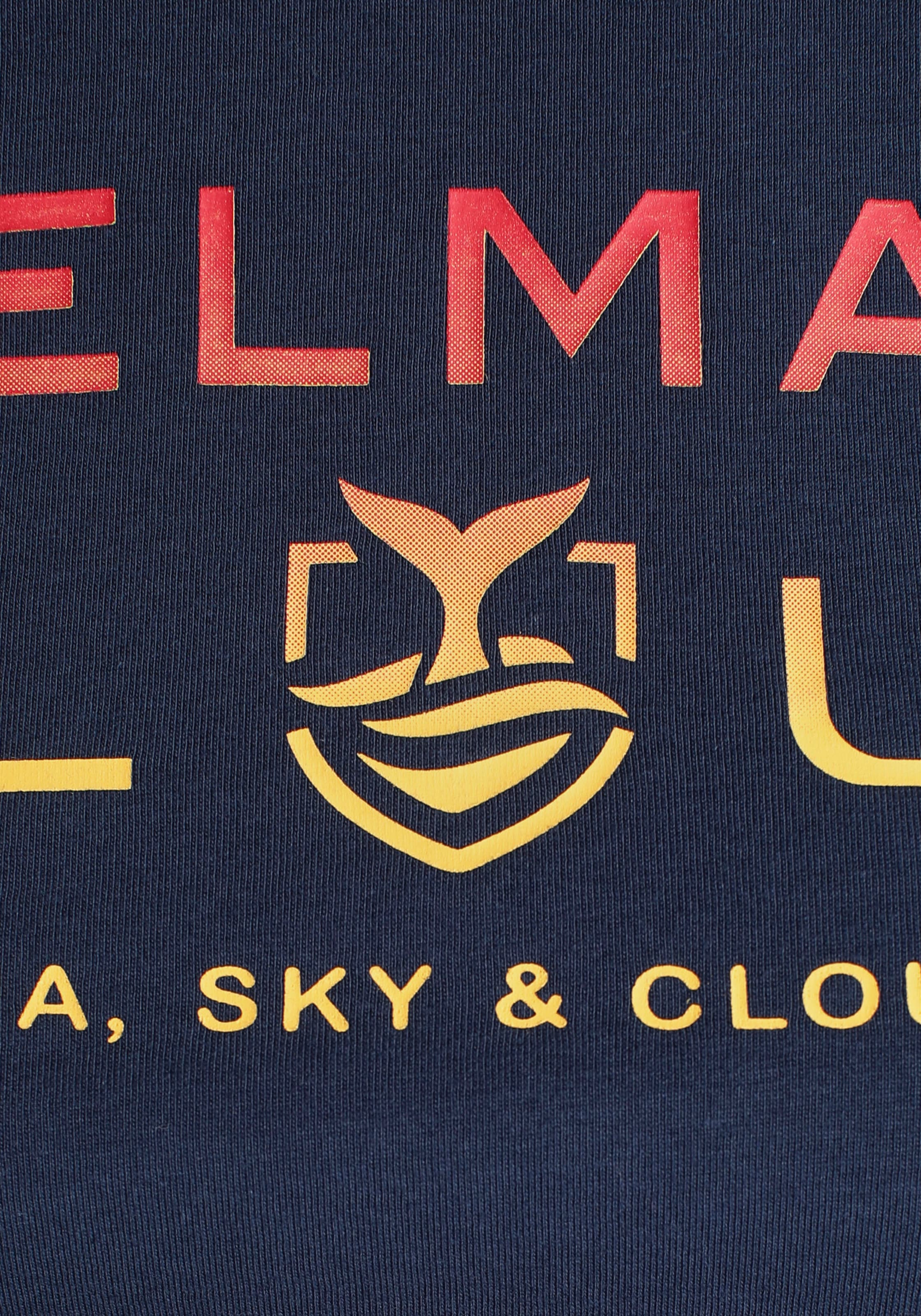 DELMAO T-Shirt, mit modischem Brustprint - NEUE MARKE!