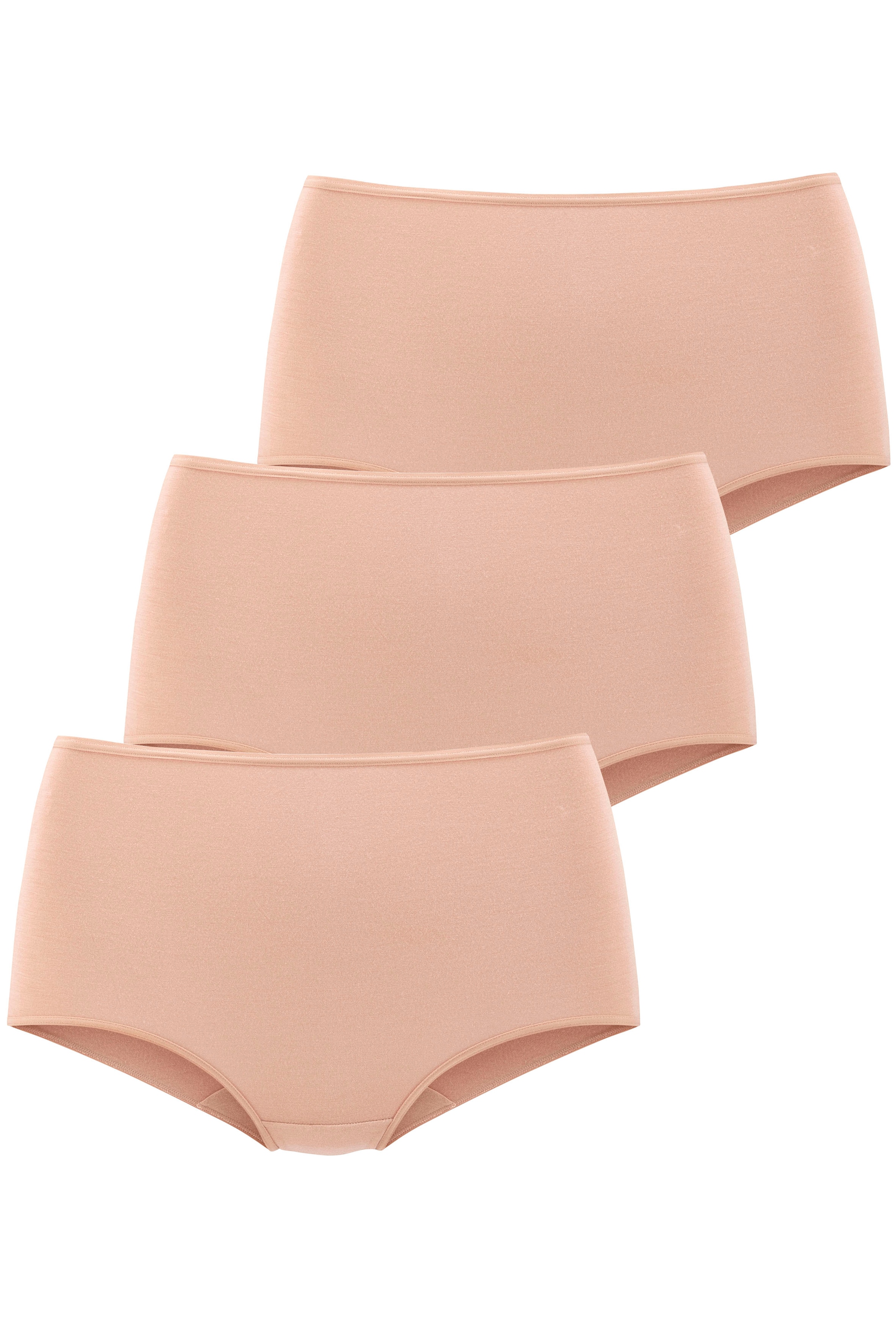 Image of LASCANA Taillenslip "aus hochwertiger Modal-Qualität" 3er-Pack, angenehm leichte Ware, flache Abschlüsse