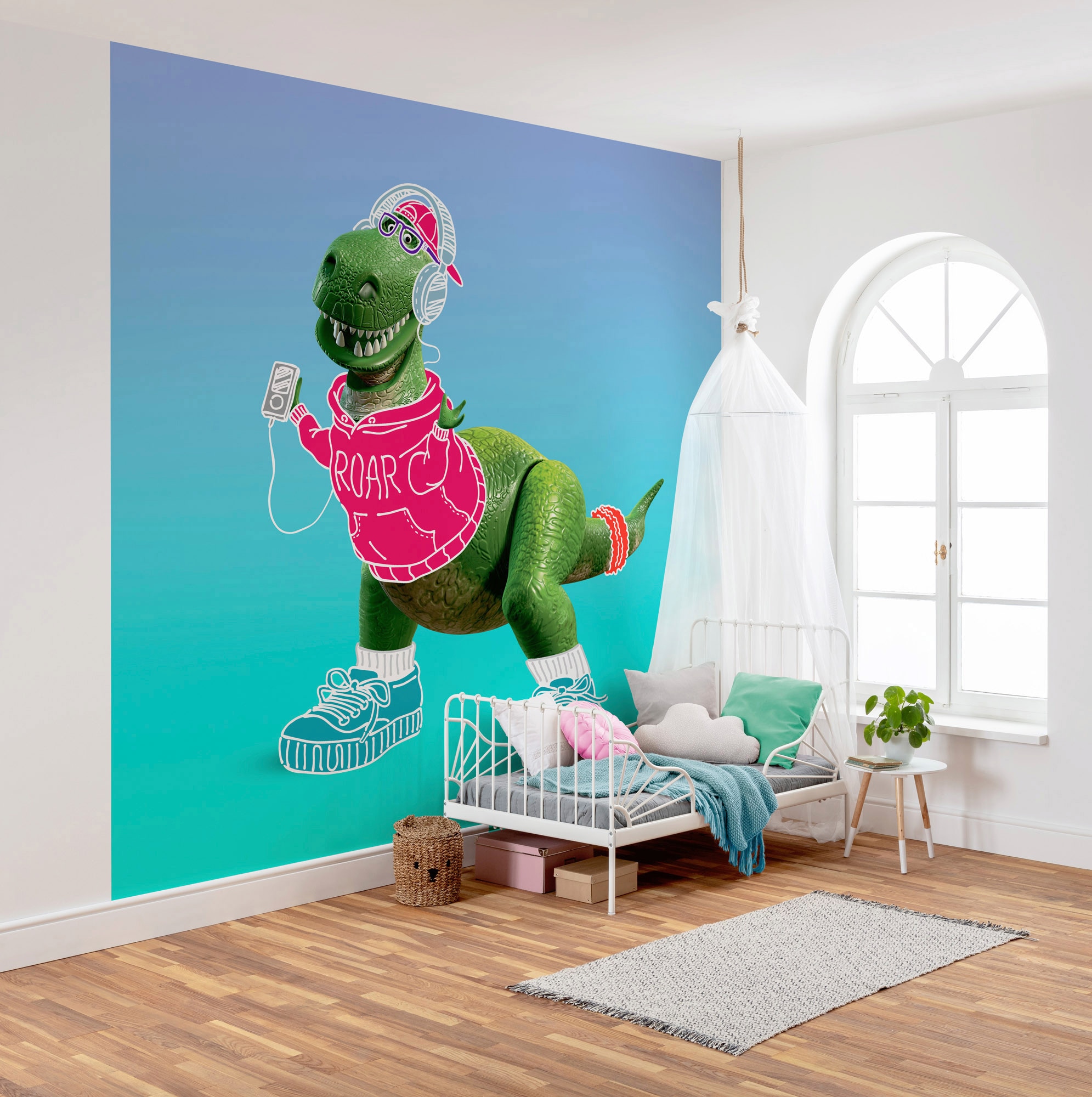 Komar Vliestapete »Digitaldruck Vlies - Toy Story Roar - Grösse 300 x 280 cm«, bedruckt, Kinderzimmer
