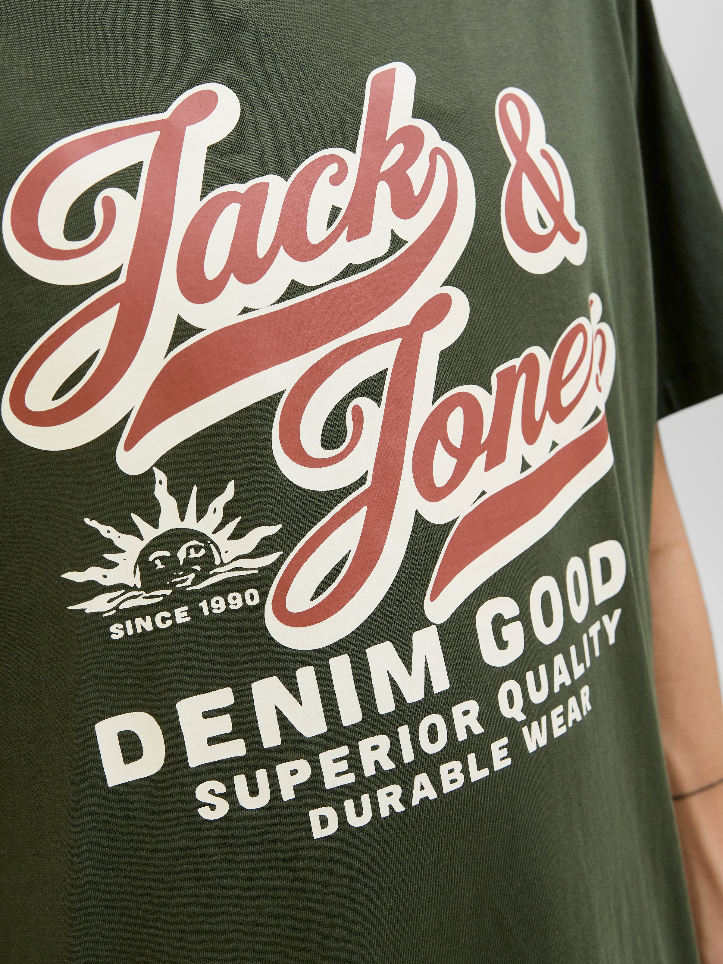 Jack & Jones PlusSize T-Shirt »JJELOGO TEE SS ONECK 2 COL AW25 NOOS PLS«