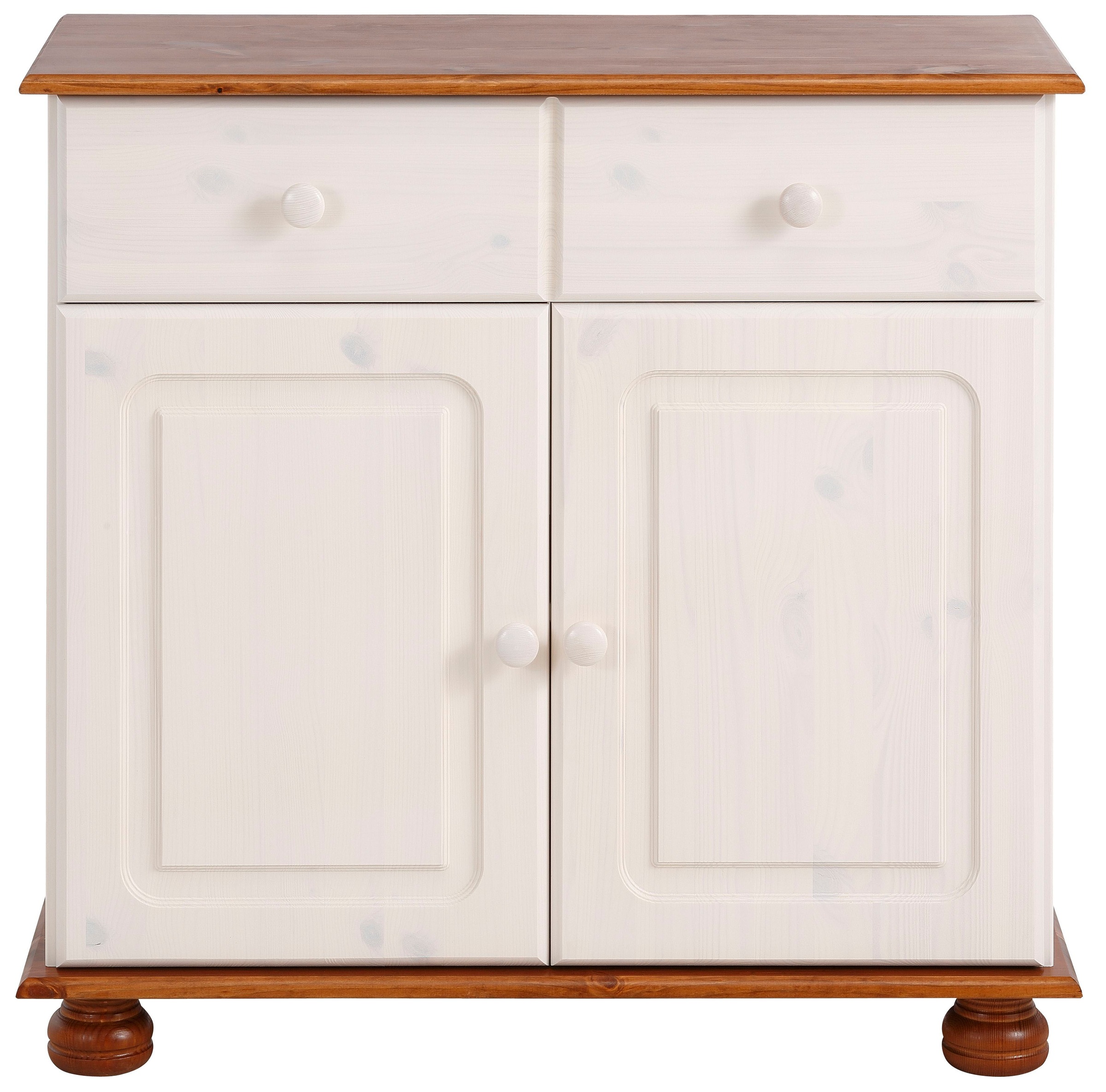 Image of GOODproduct Sideboard "Mette" Kommode mit gefrästen, kugelförmigen Füssen, Breite 80 cm