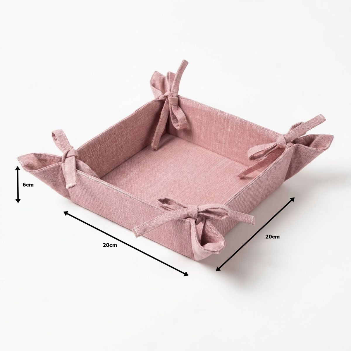 Home affaire Panier à pain »Brotkorb Rose 20x20cm«