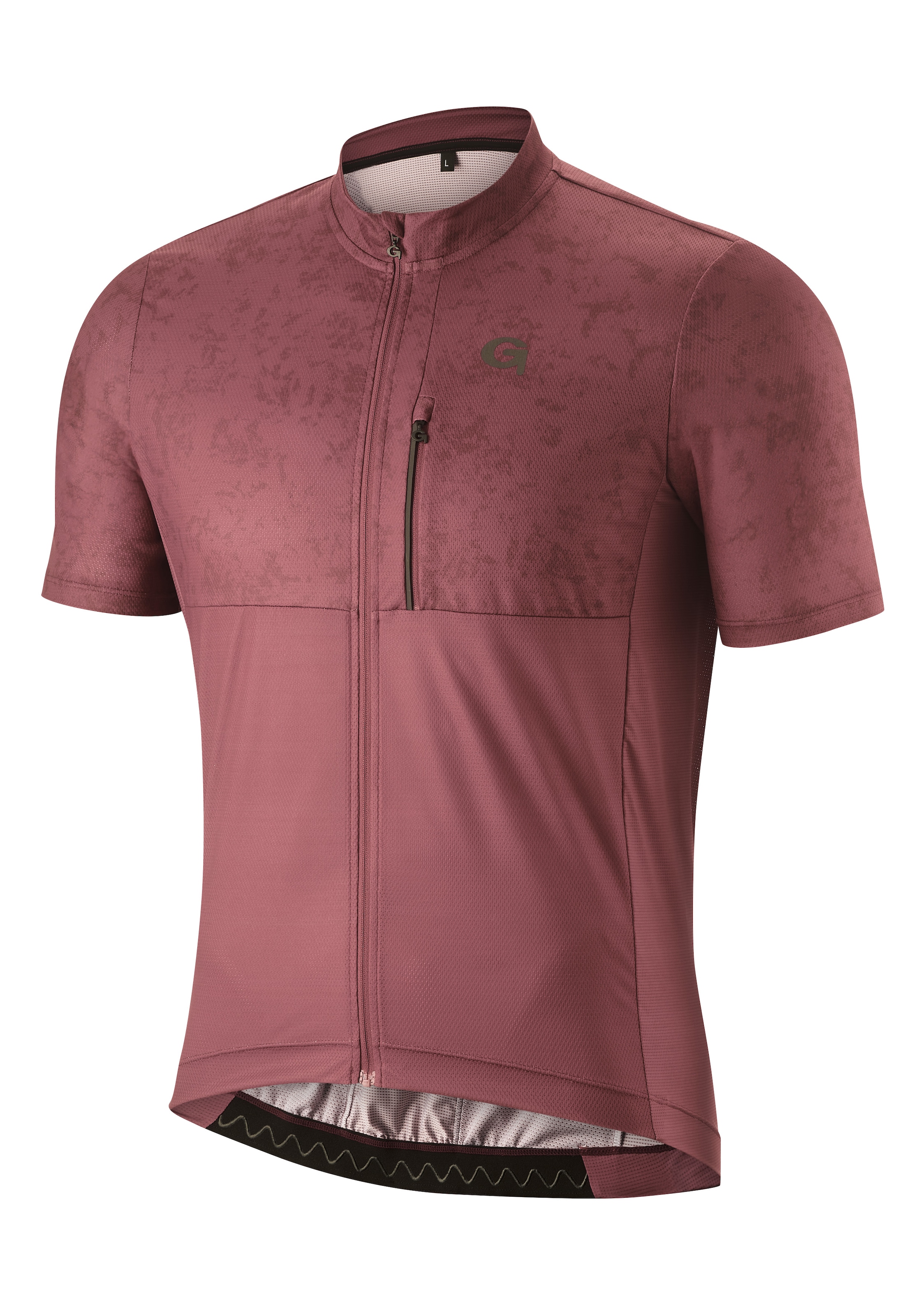 Gonso Maillot de cyclisme »PRESEGNO« Herren Radshirt kurzarm, atmungsaktives Fahrradtrikot mit Rückentasche