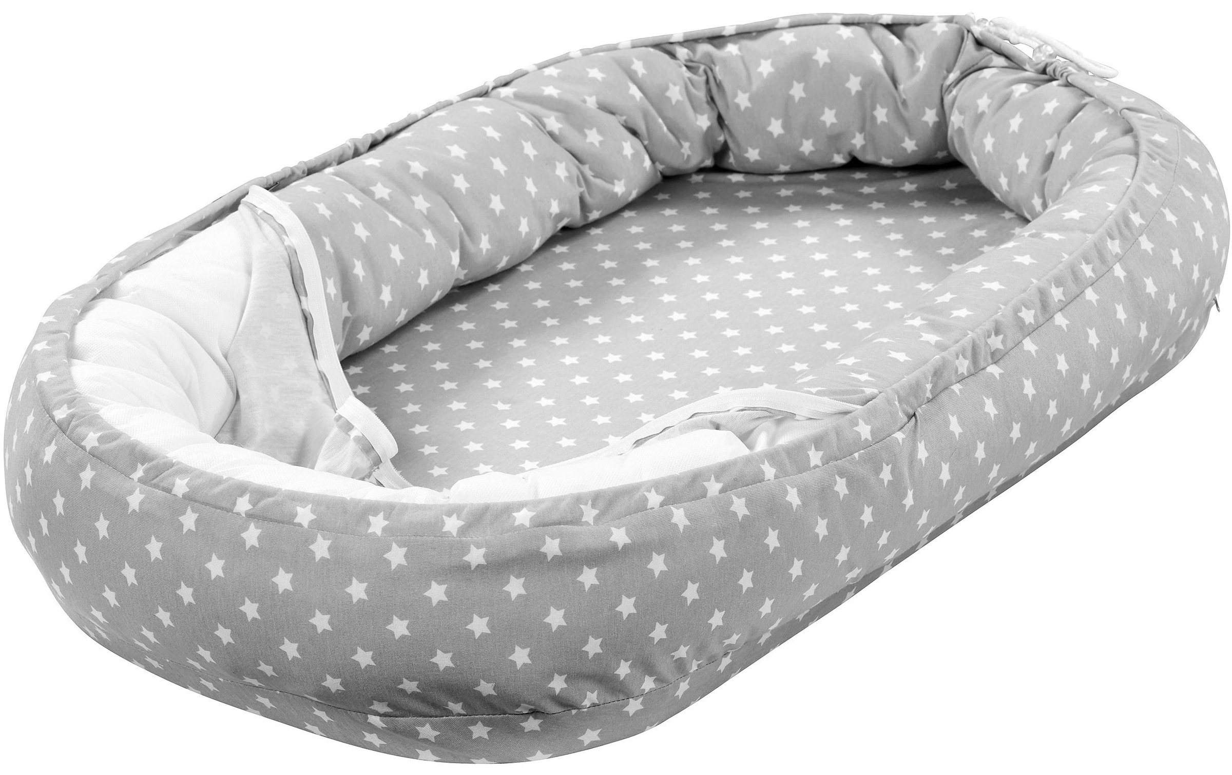 Alvi® Bettnestchen »Stars silberfarben«