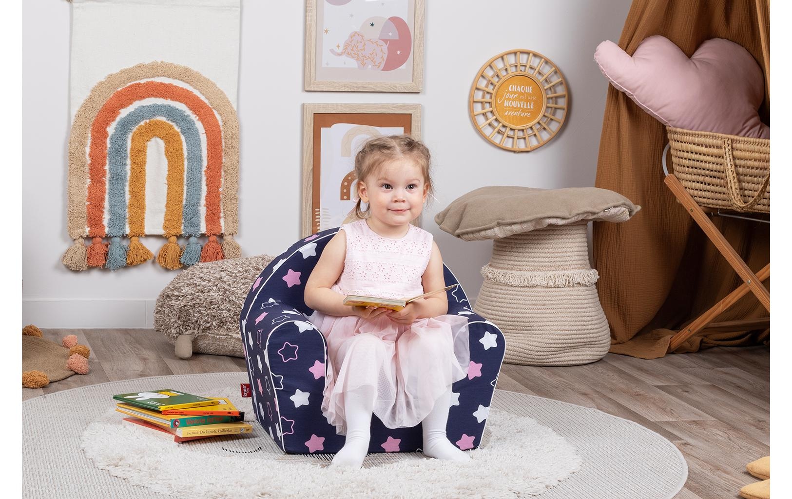 Knorrtoys® Kindersessel »«Star blue pink»«