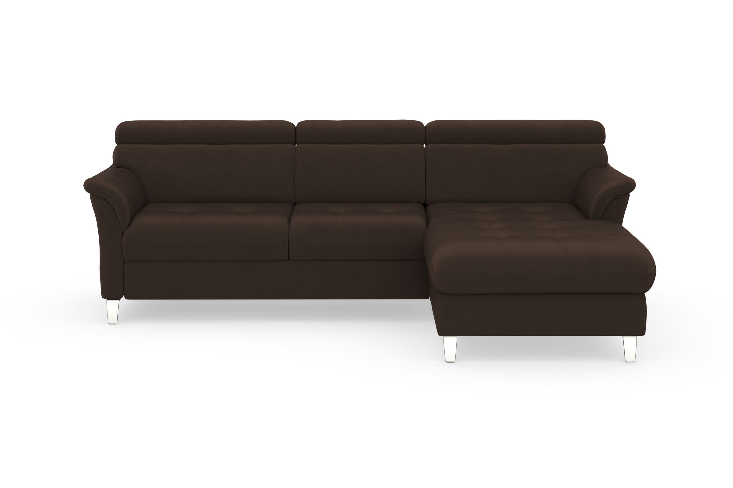 sit&more Ecksofa »Marano L-Form« inklusive Kopfteilverstellung, wahlweise mit Bettfunktion, Bettkasten