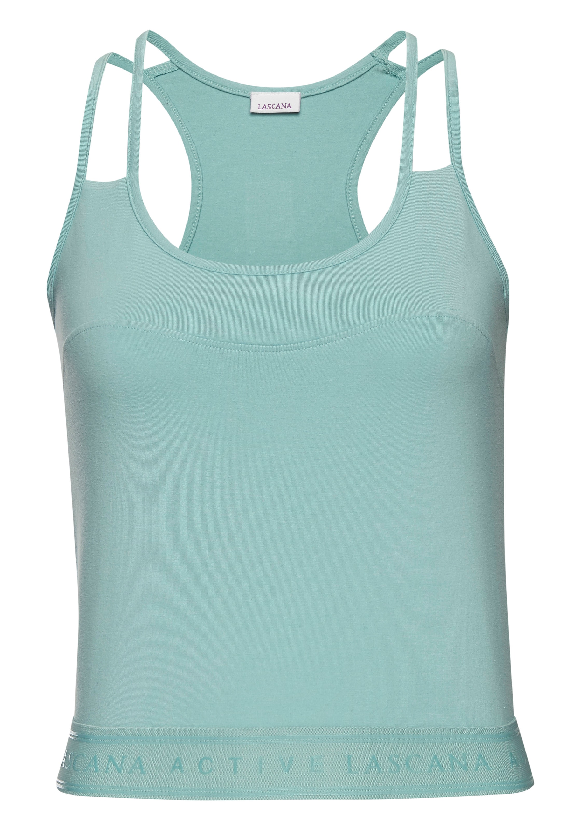 LASCANA ACTIVE Crop-Top, mit Teilungsnaht