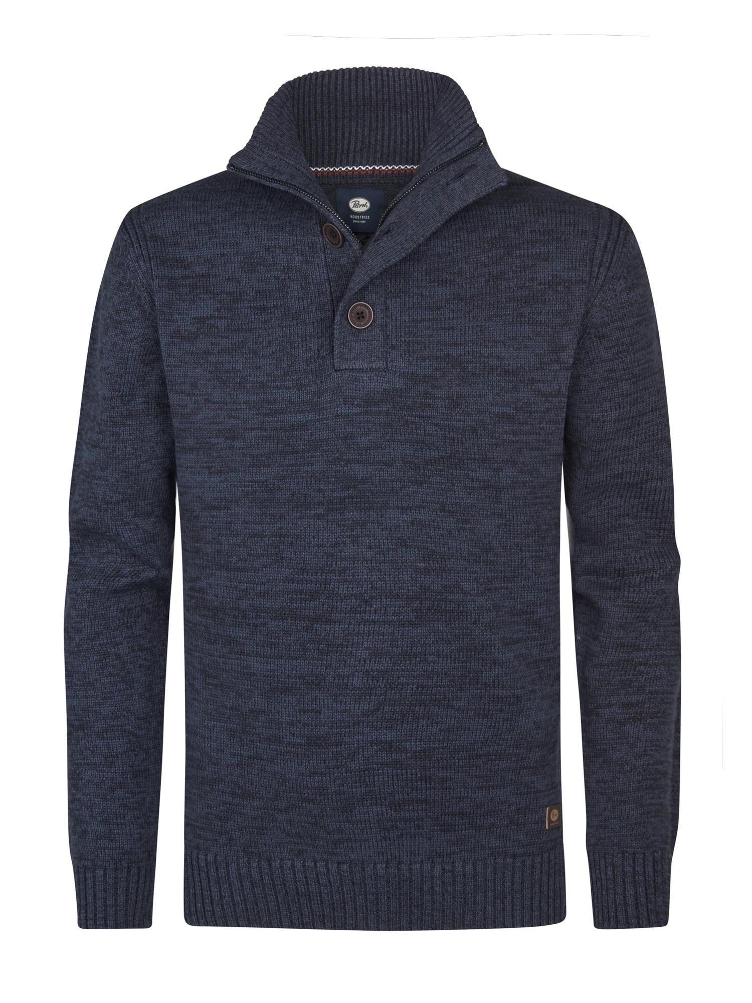 Petrol Industries Troyer Kragen mit Reiss- und Knopfverschluss