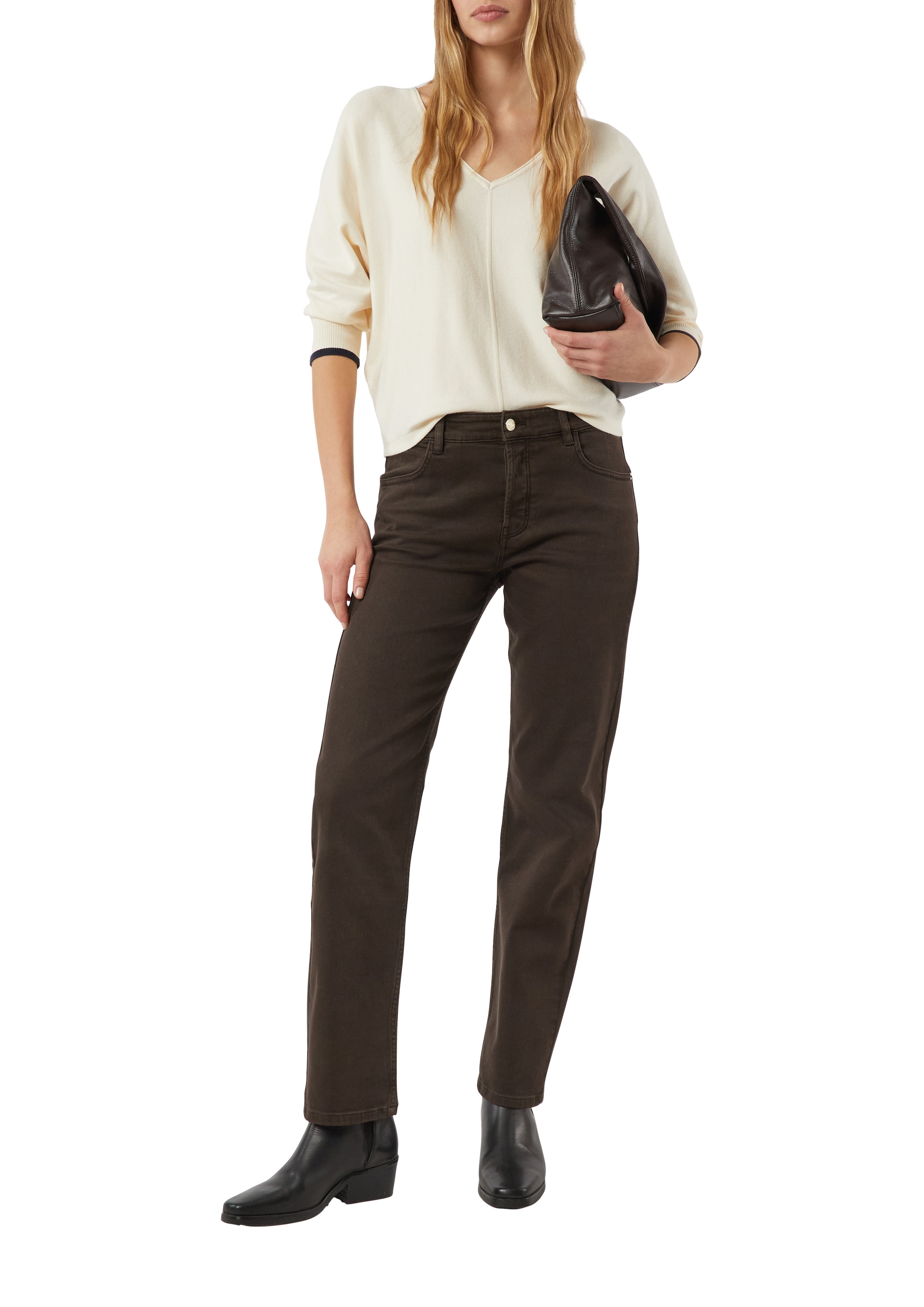 Comma Pull en tricot avec encolure en V