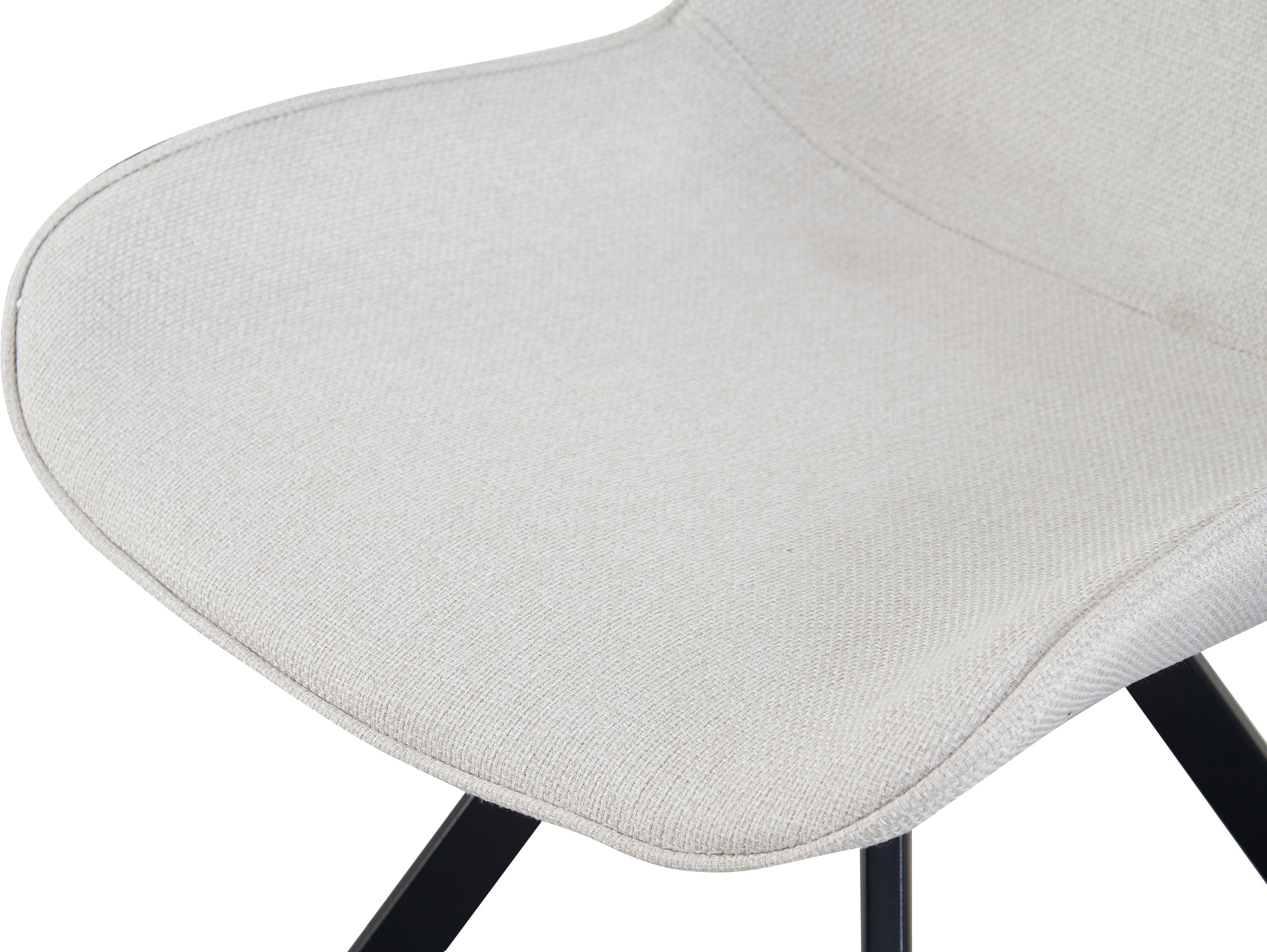 Home affaire Drehstuhl »INUVIK, 2er Set, mit Metallgestell in matt schwarz« (Set) 2 Stk.in verschiedenen Farben, Belsatbarkeit pro Stuhl 120 kg, 360° drehbar