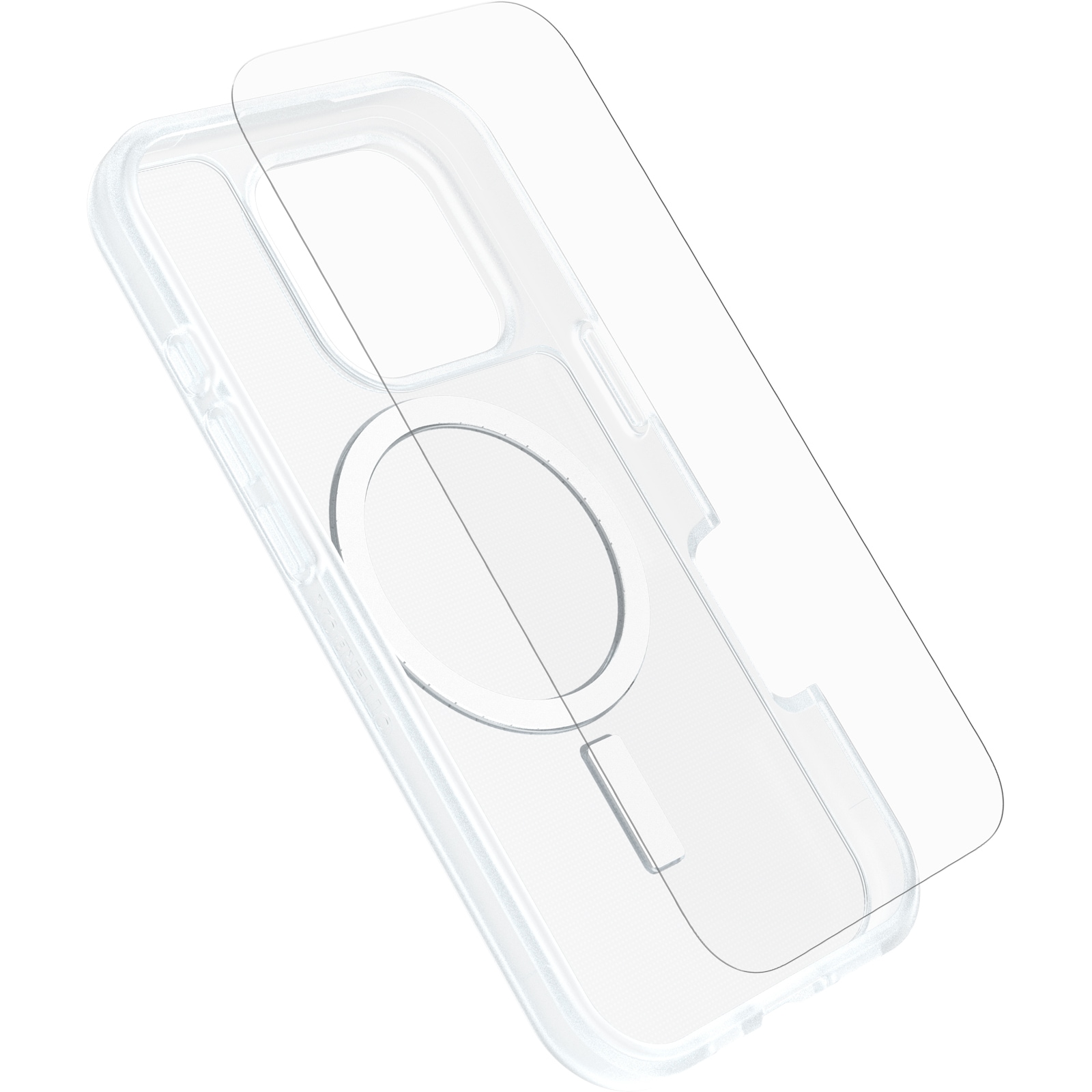 Otterbox Handyhülle »React + Glass für Apple iPhone 16 Pro«, iPhone 16, Backcover, Schutzhülle, Displayschutzglas, stossfest