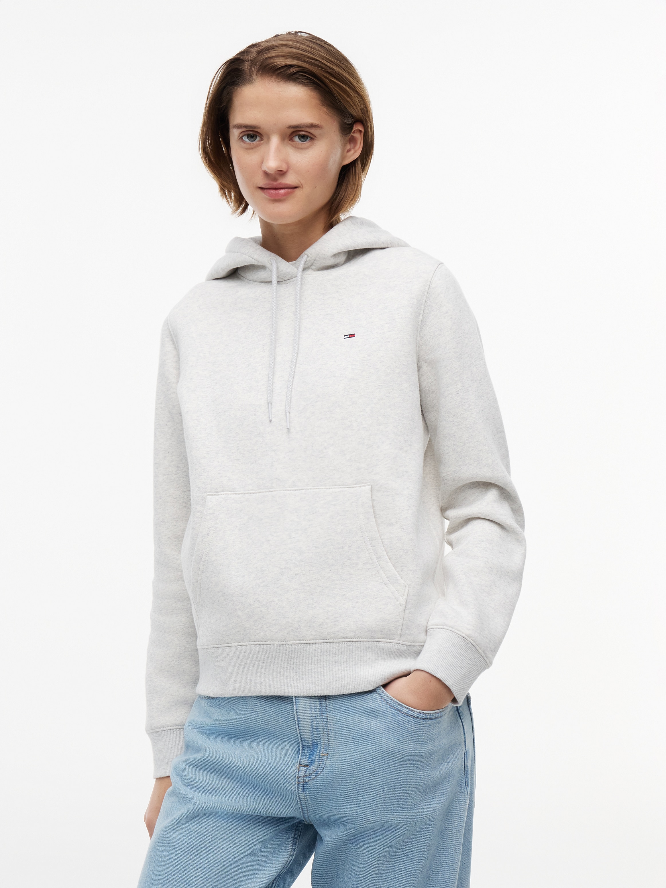 Image of Tommy Jeans Kapuzensweatshirt "TJW REG S FLAG HOODIE", Baumwollmischung