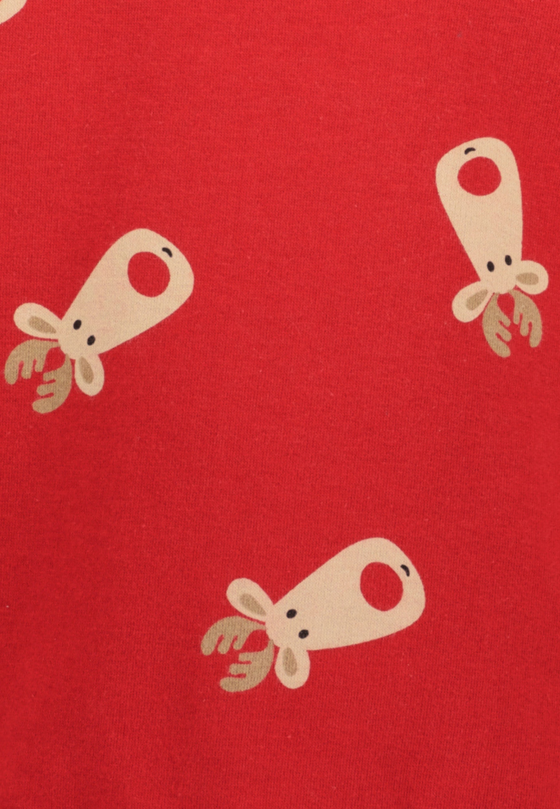 Blue Seven Sweatshirt, mit weihnachtlichem Alloverprint