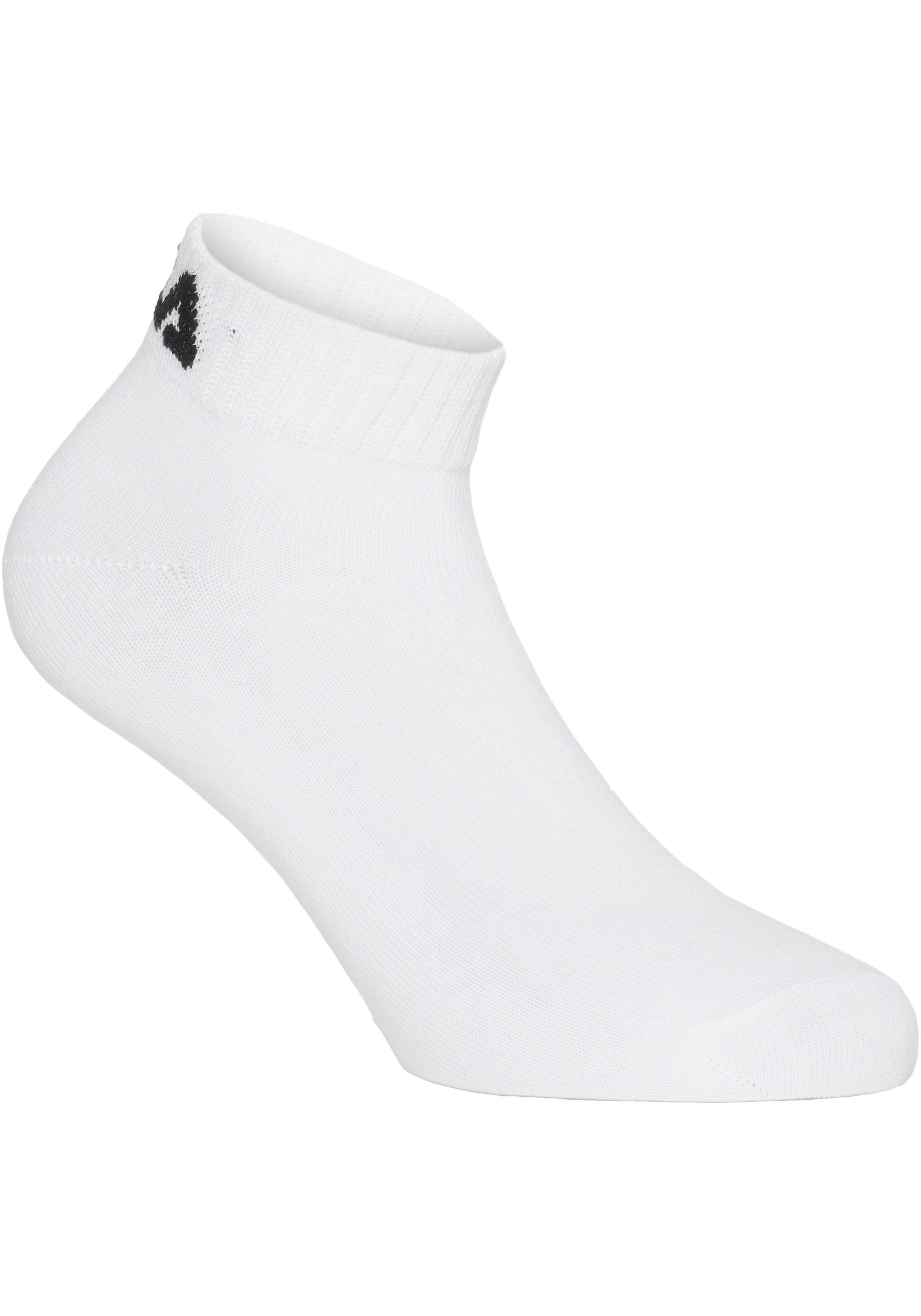 Fila Kurzsocken, (6er Pack), Baumwollmischung, Rippenbündchen, flache Zehennaht