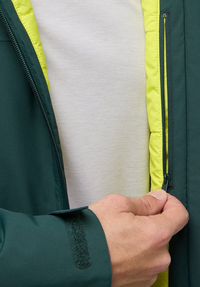 Jack Wolfskin Outdoorjacke »WISPER INS JKT M« mit Kapuze