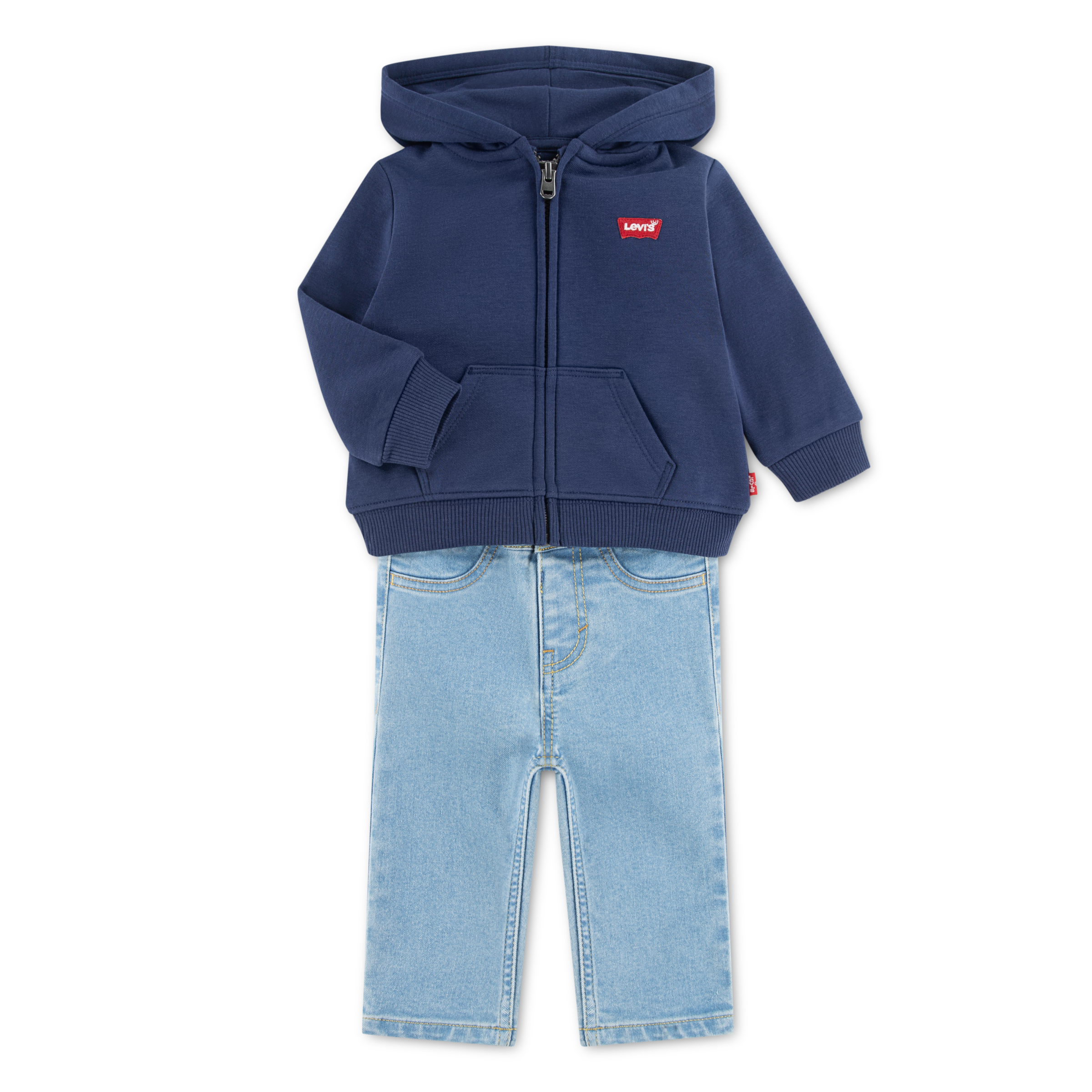 Levi's® Kids Body et pantalon »LVB 3PC FULL ZIP HOODIE SET« Ensemble, 3 & veste sweat - pour garçons,